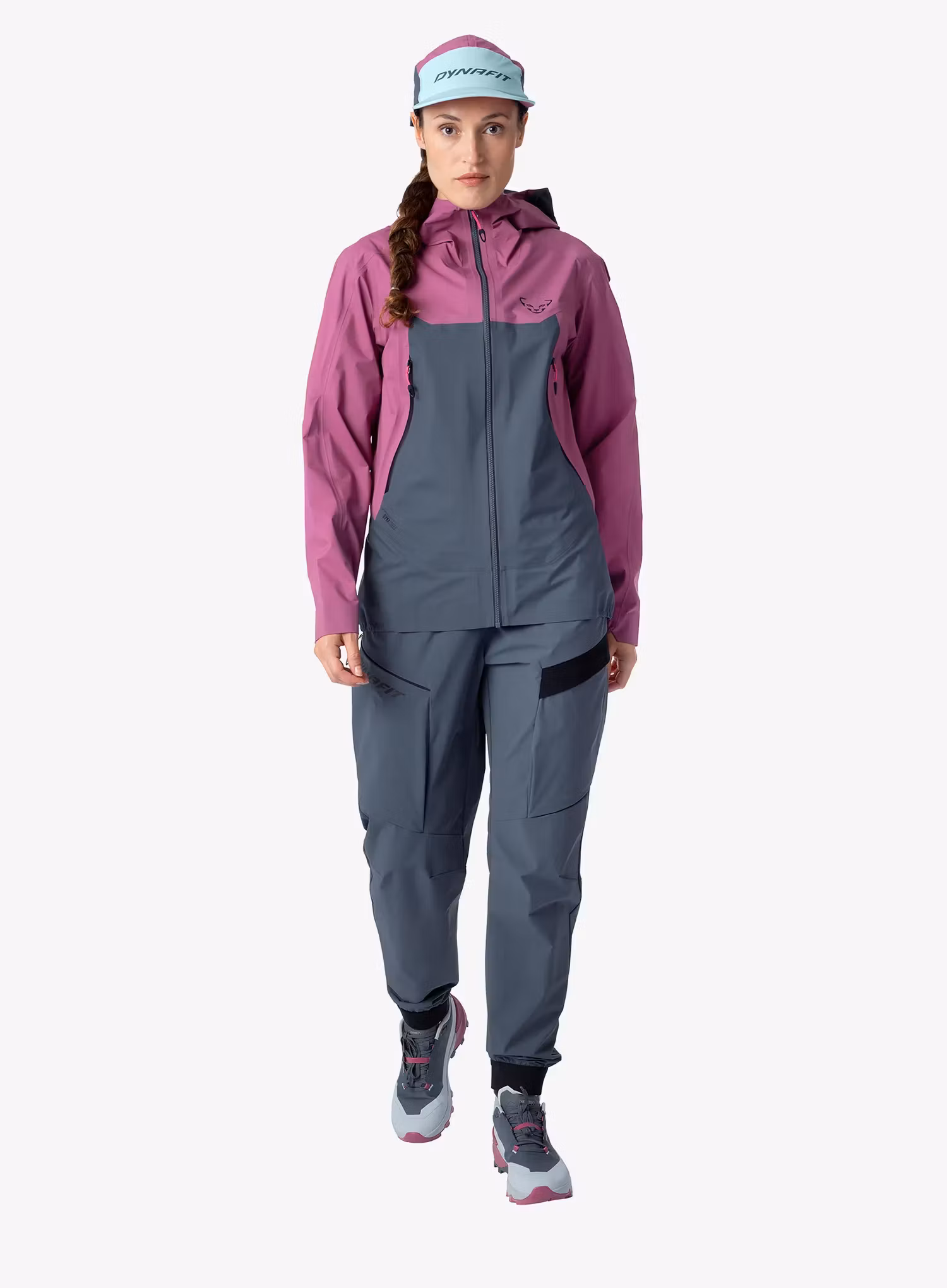 Kurtka w góry damska Dynafit Transalper 3L Jacket - magenta