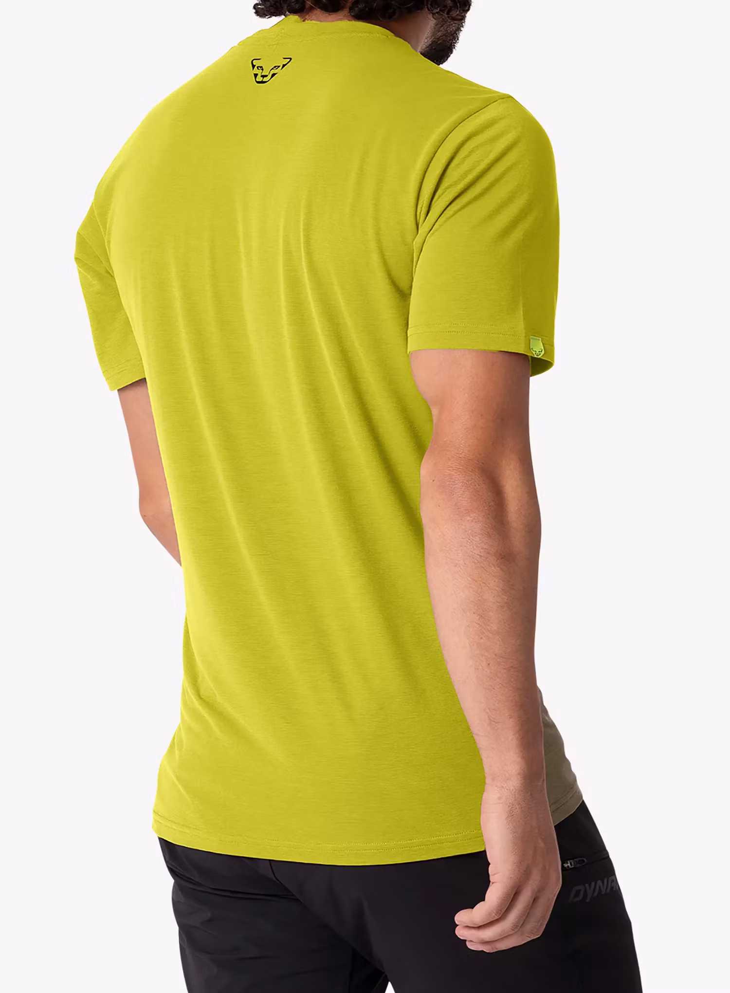 Koszulka szybkoschnąca Dynafit Transalper Graphic S/S Tee - golden lime
