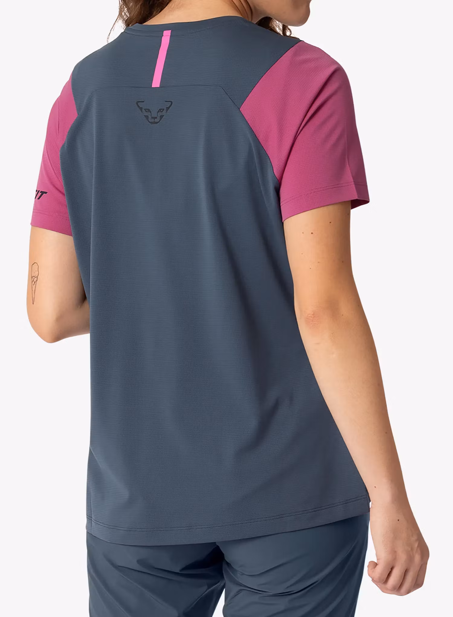 Koszulka biegowa damska Dynafit Transalper S/S Tee - magenta
