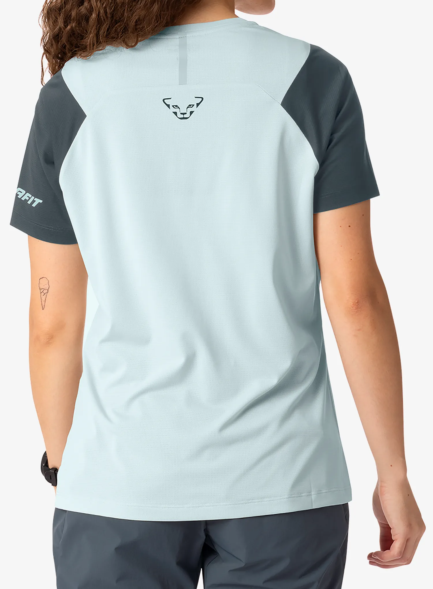 Koszulka szybkoschnąca damska Dynafit Transalper S/S Tee - cloud blue