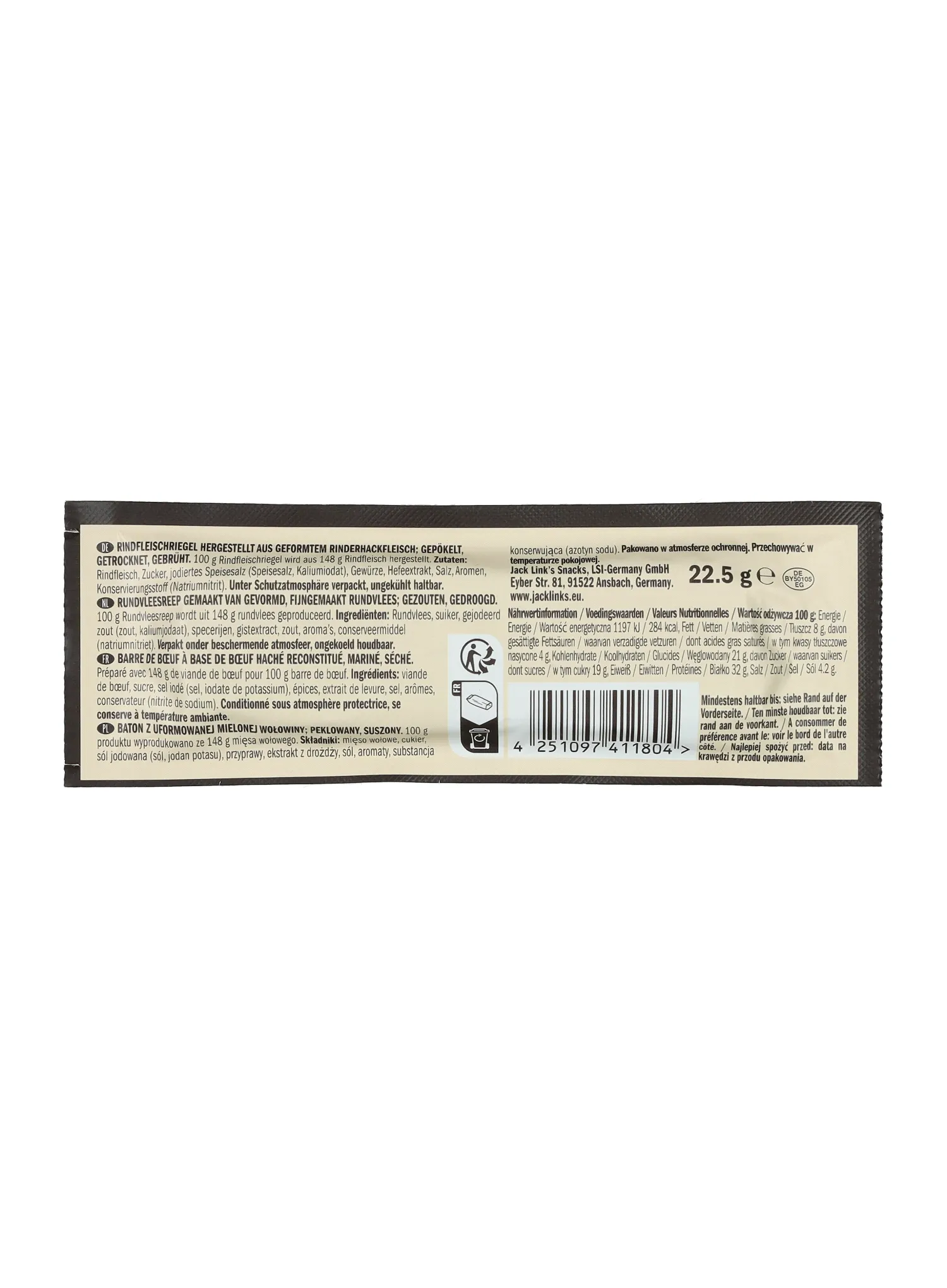 Suszona wołowina Jack Link's Beef Protein Bar Original 22,5 g