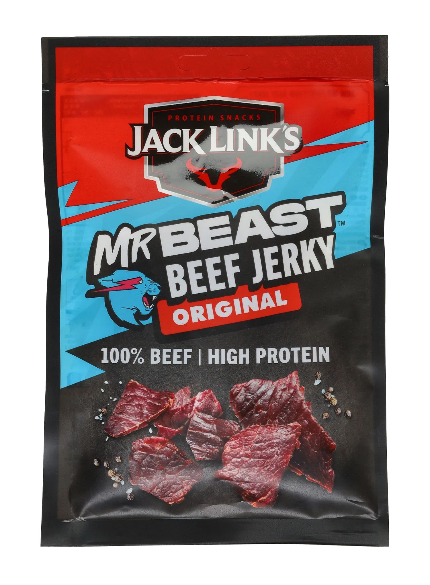 Sušené hovězí maso Jack Link's X MrBeast Beef Jerky Original 60 g