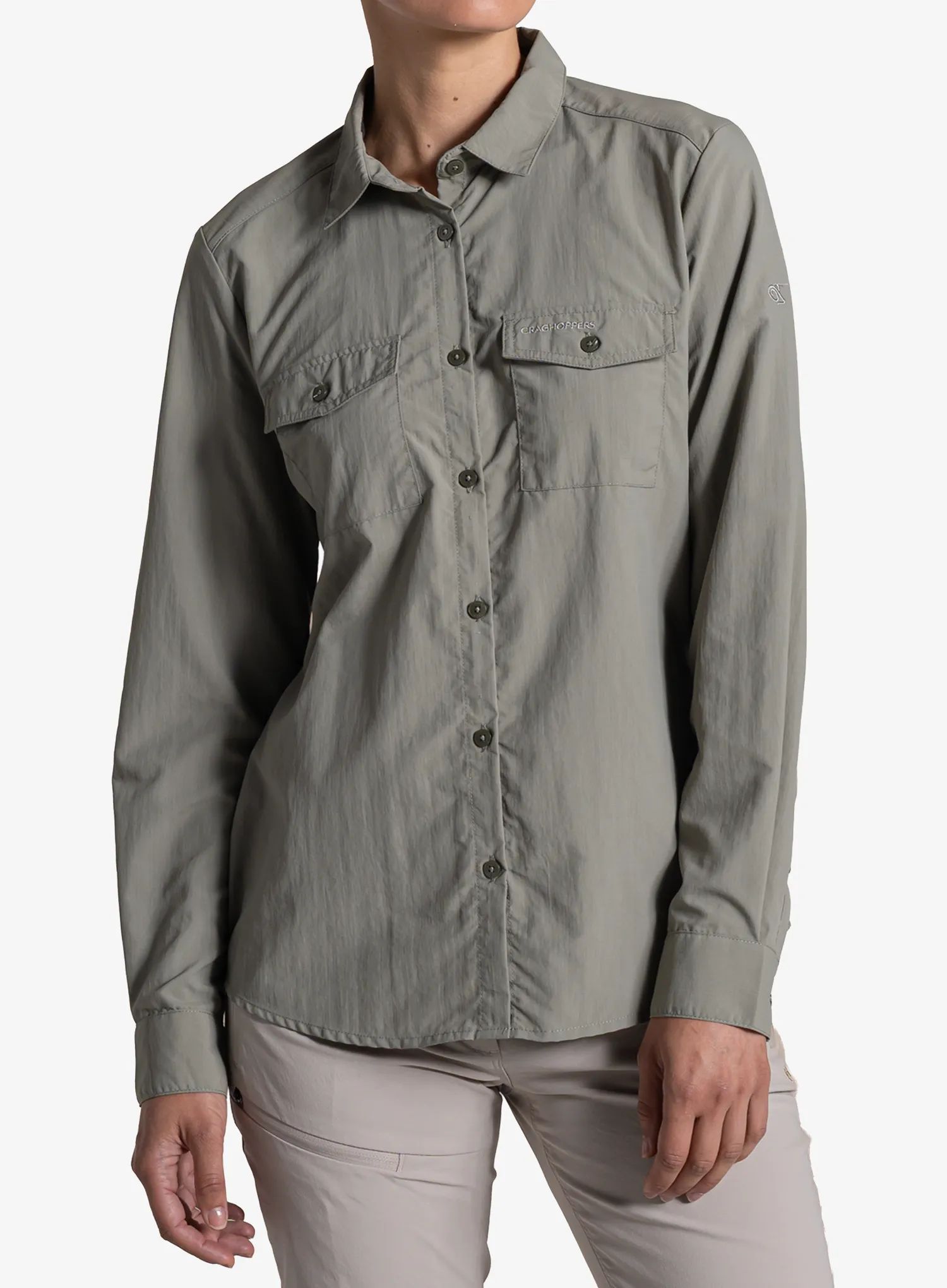Košile dámská Craghoppers NosiLife Loukkos Long Sleeved Shirt - vert