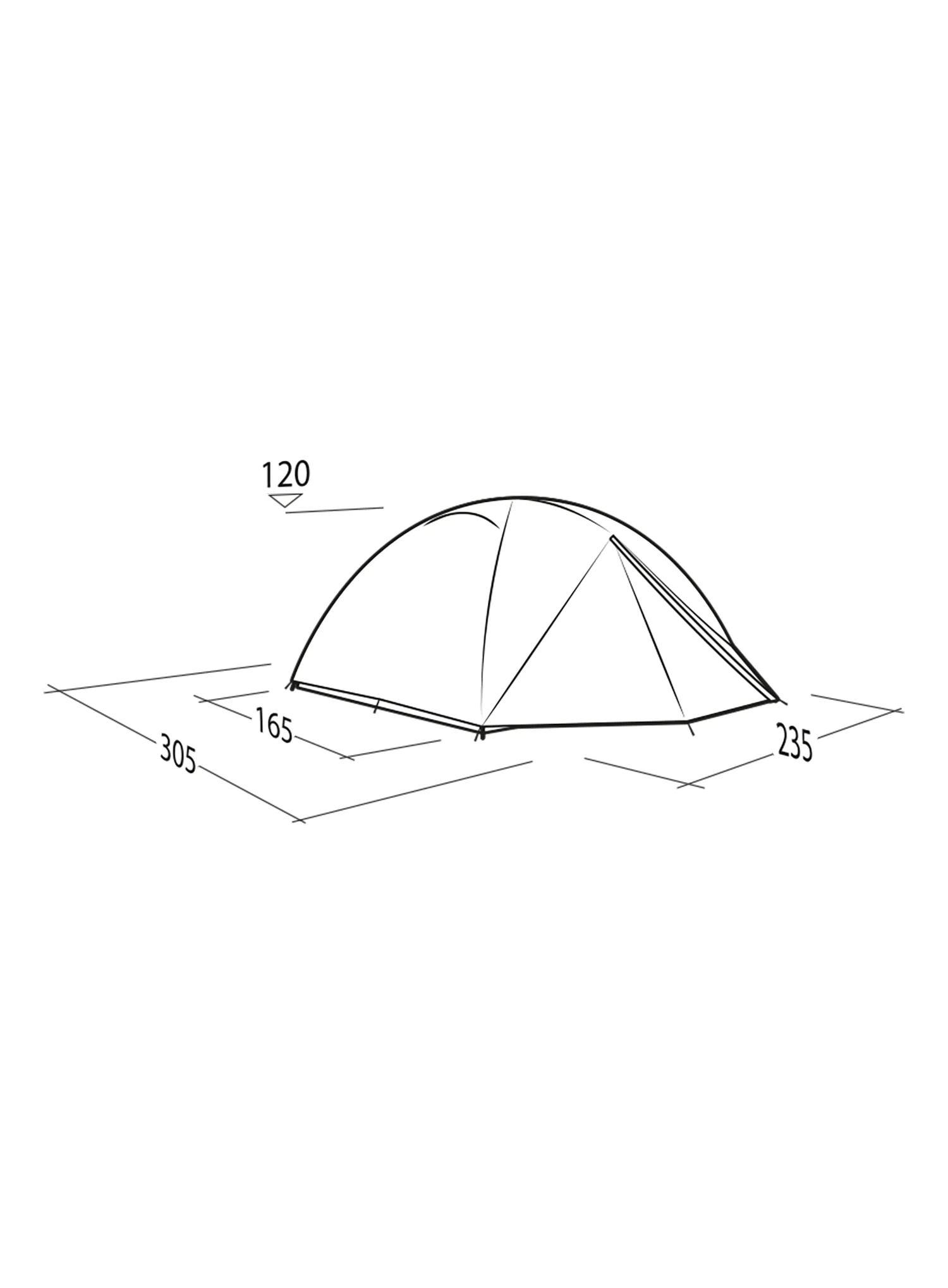 Namiot trzyosobowy Robens Lodge 3 Exp - green