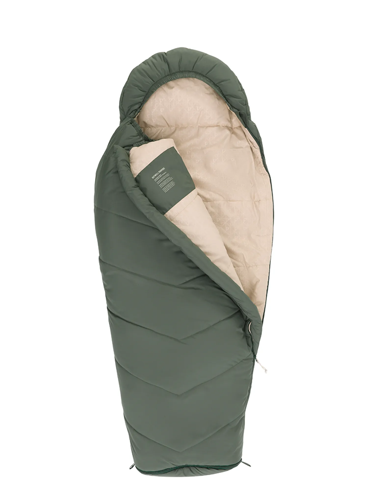 Śpiwór dla dziecka Outwell Convertible Junior (120-150 cm) - dusty green