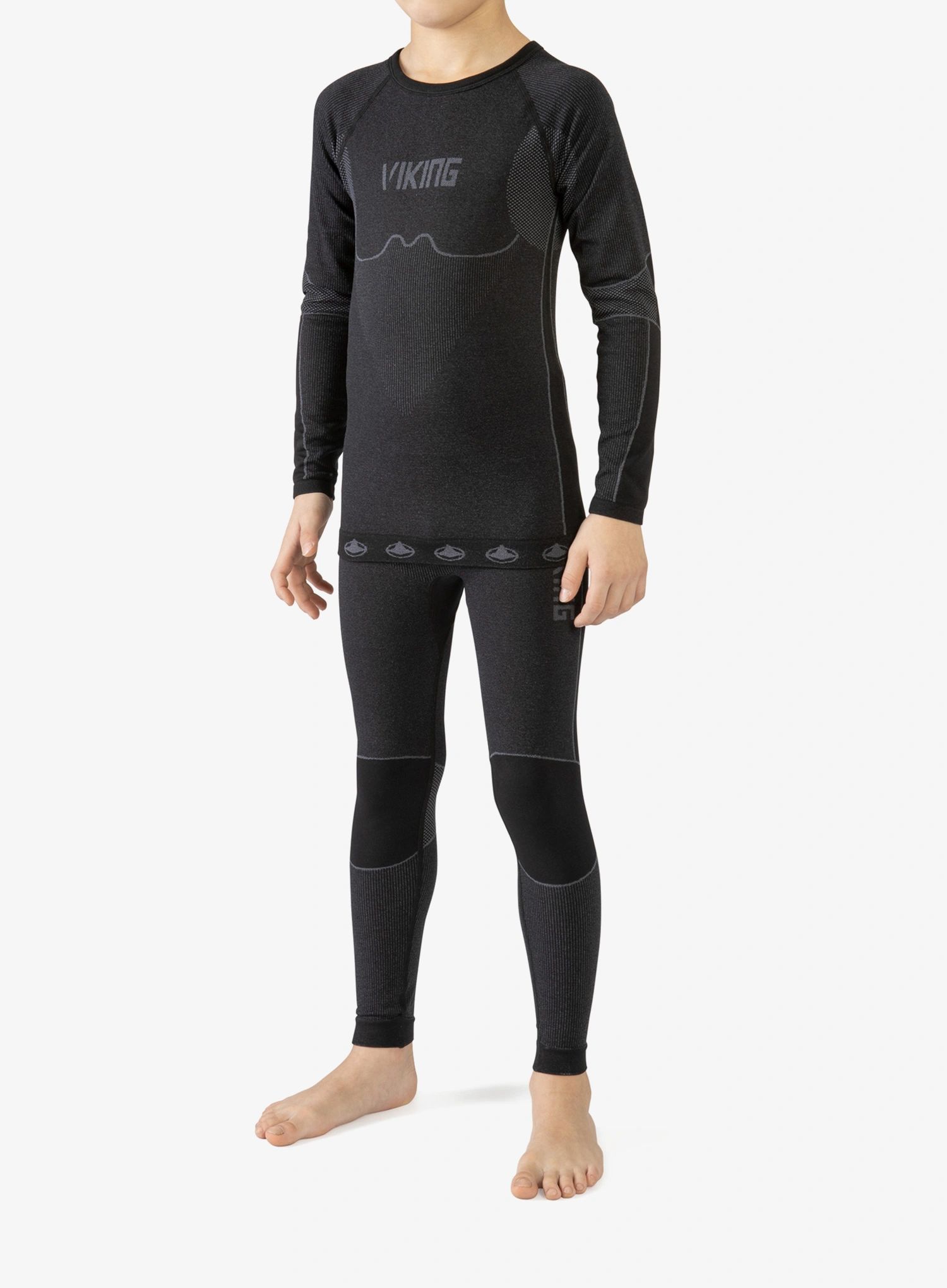 Funkční prádlo pro děti Viking Base Layer Riko Set - black