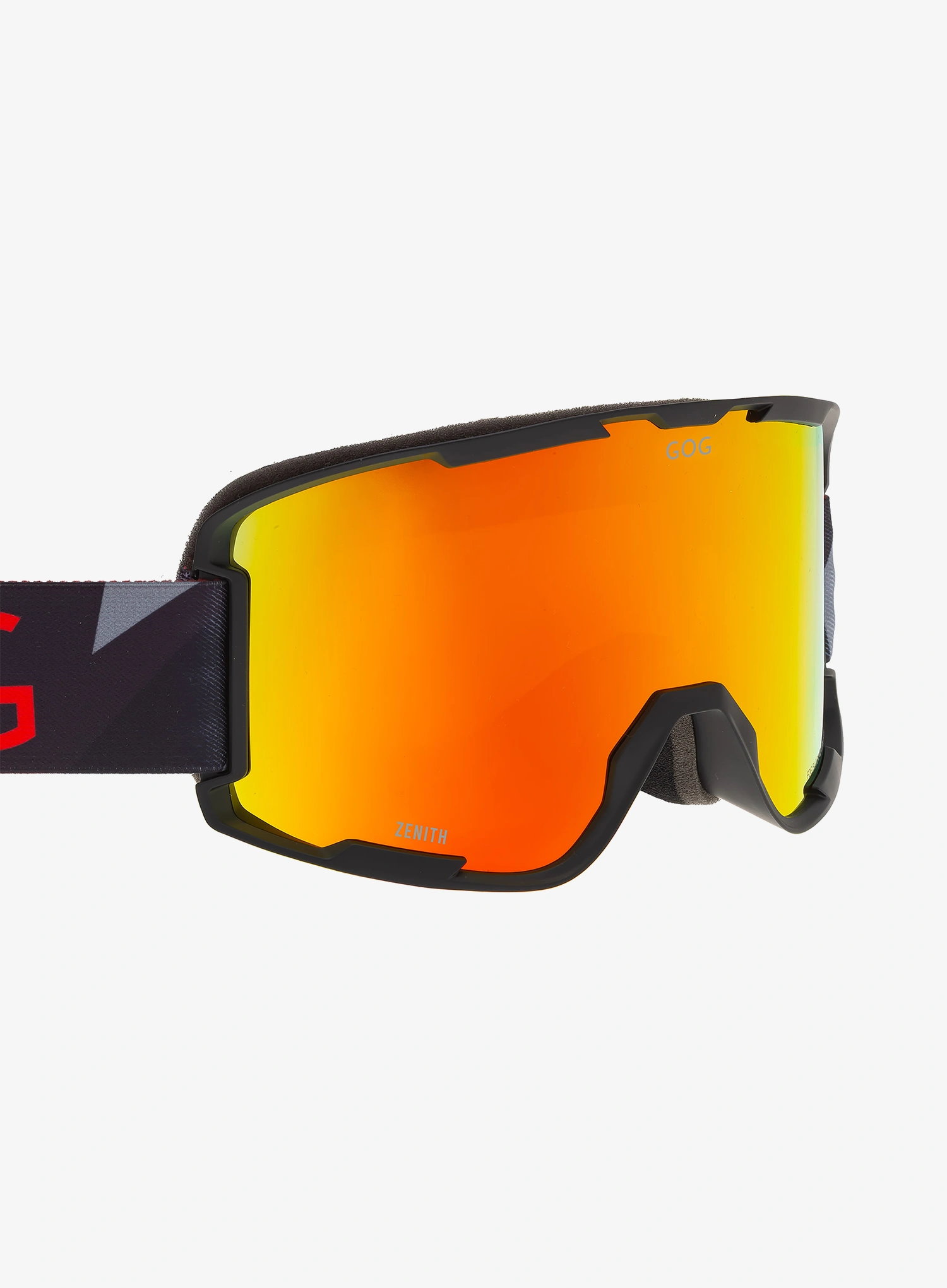 Gogle narciarskie GOG Zenith - matt black/reflex red S2