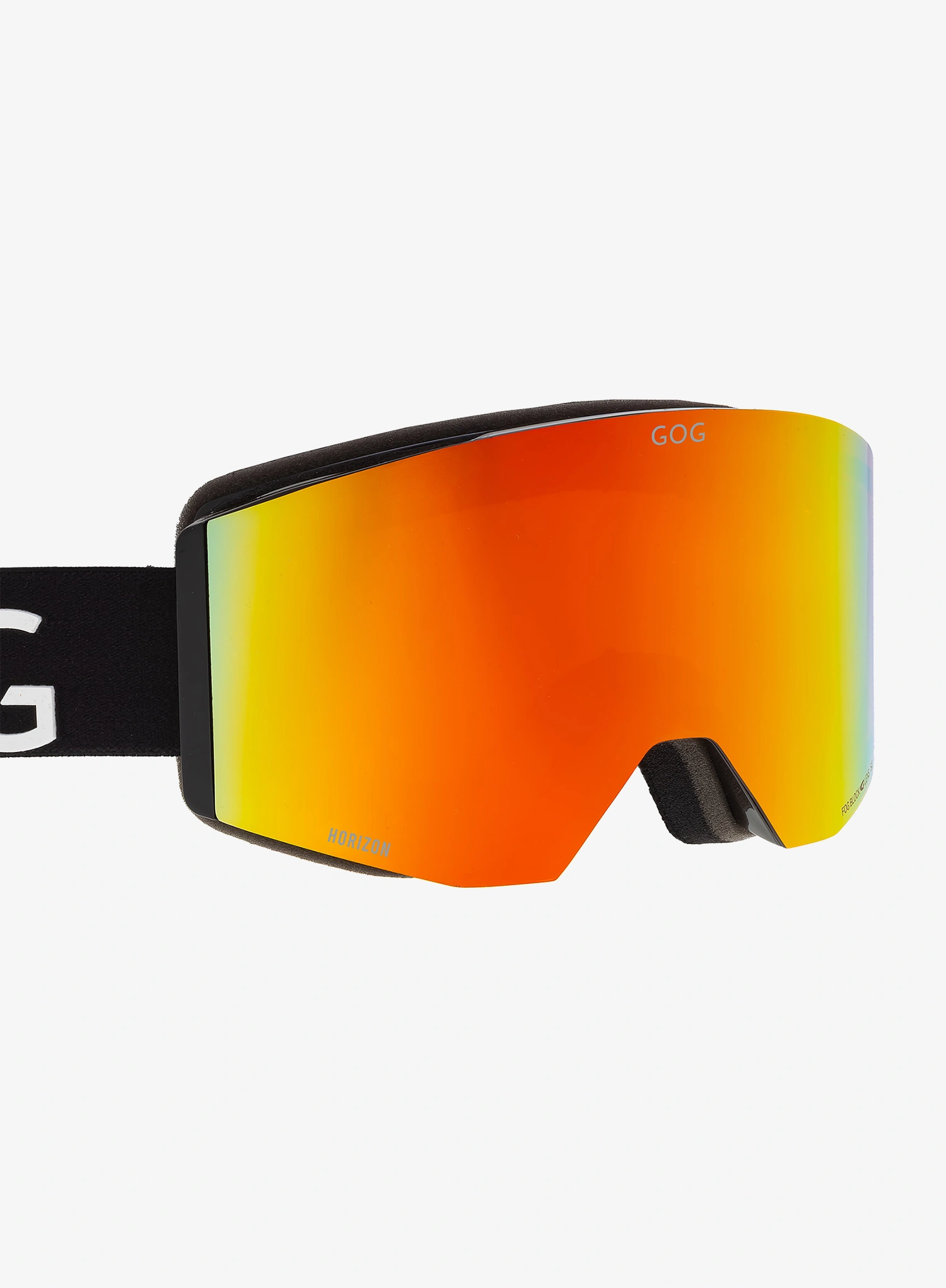 Gogle narciarskie GOG Horizon - black/reflex red S2