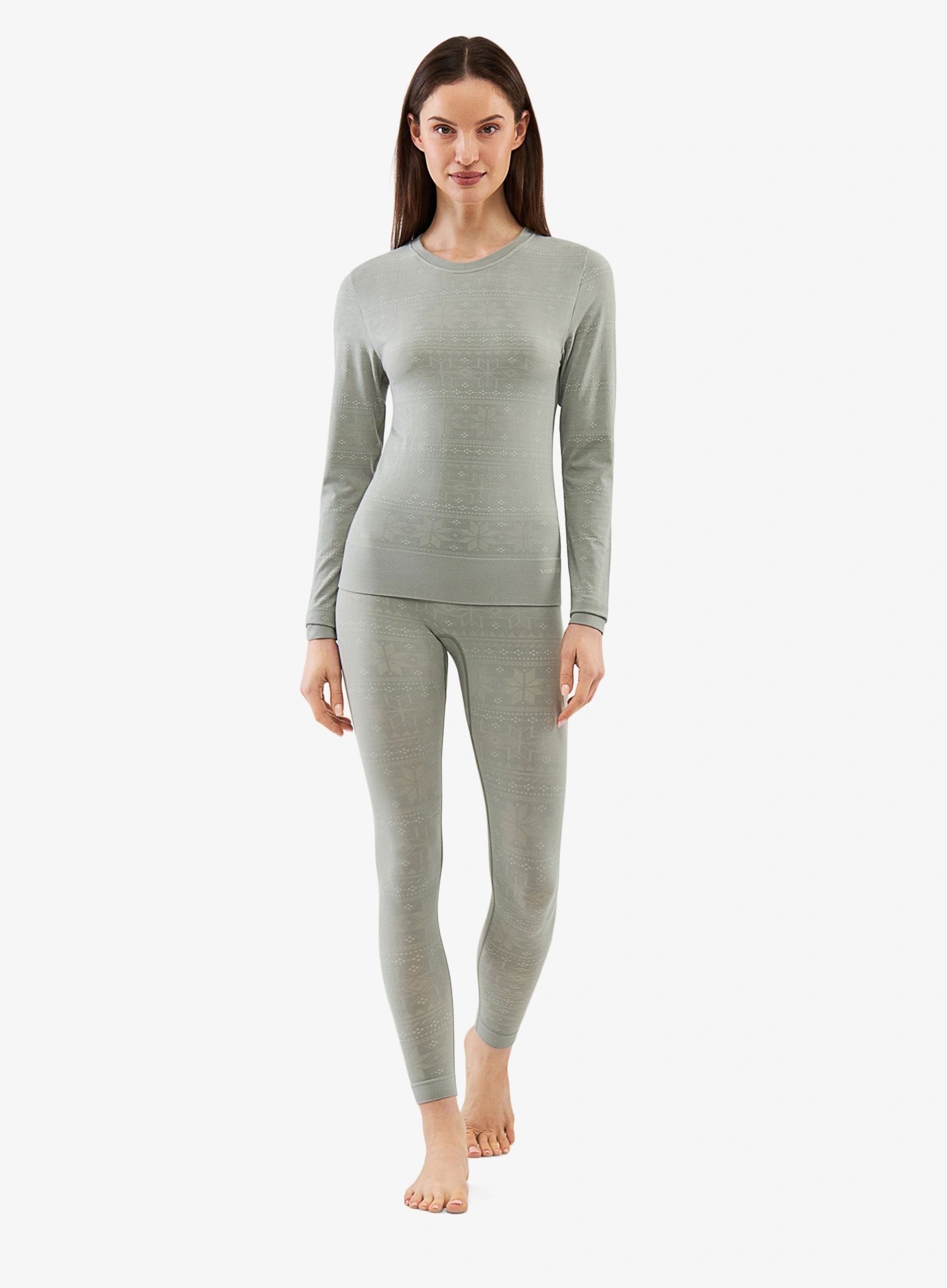 Dámské termoprádlo Viking Base Layer Sigrid Set - light grey