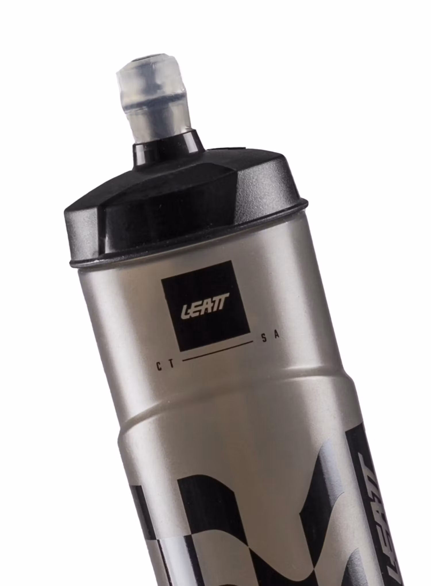 Bidon na rower Leatt SteadySip Convertible 600 ml Fidlock with Bike Base - smoke