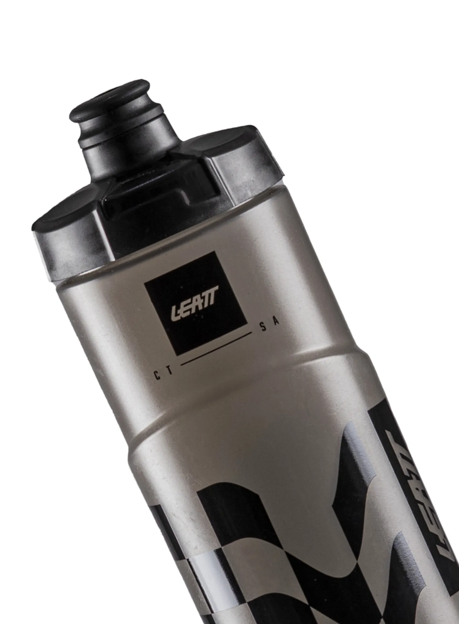 Bidon na rower Leatt Bottle DuoValve 600 ml Fidlock - smoke