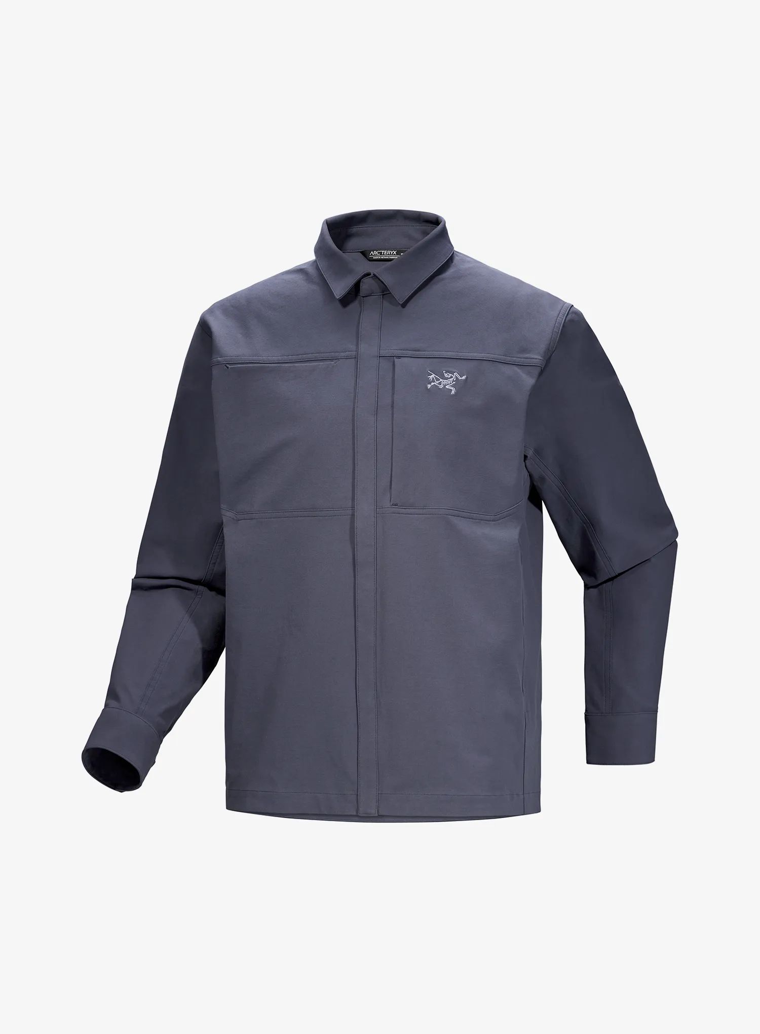 Turistická košile Arcteryx Cronin Cotton Overshirt - dk stratus