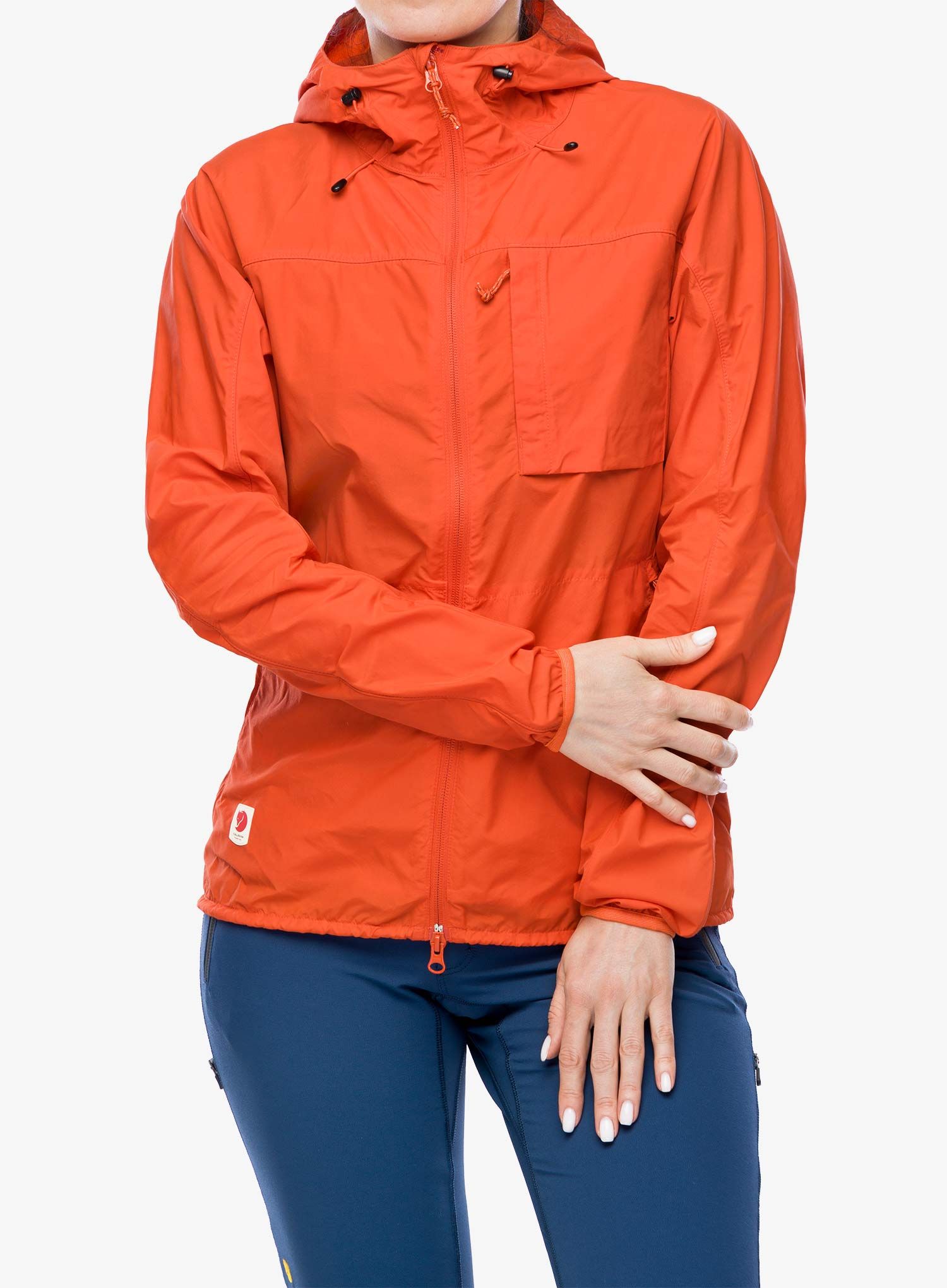 Kurtka damska Fjallraven High Coast Wind Jacket - flame orange