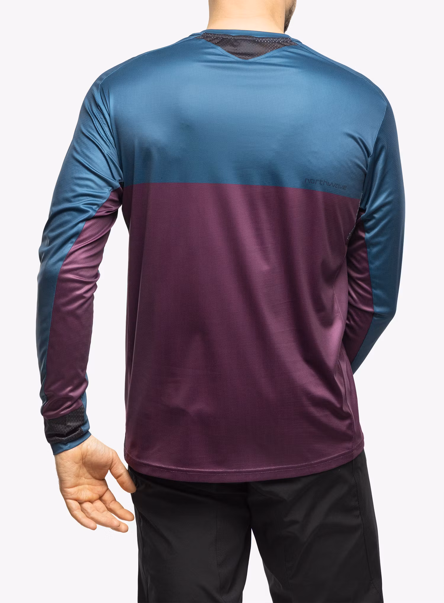 Bluza rowerowa Northwave Edge Jersey Long Sleeve  - deep blue/purple
