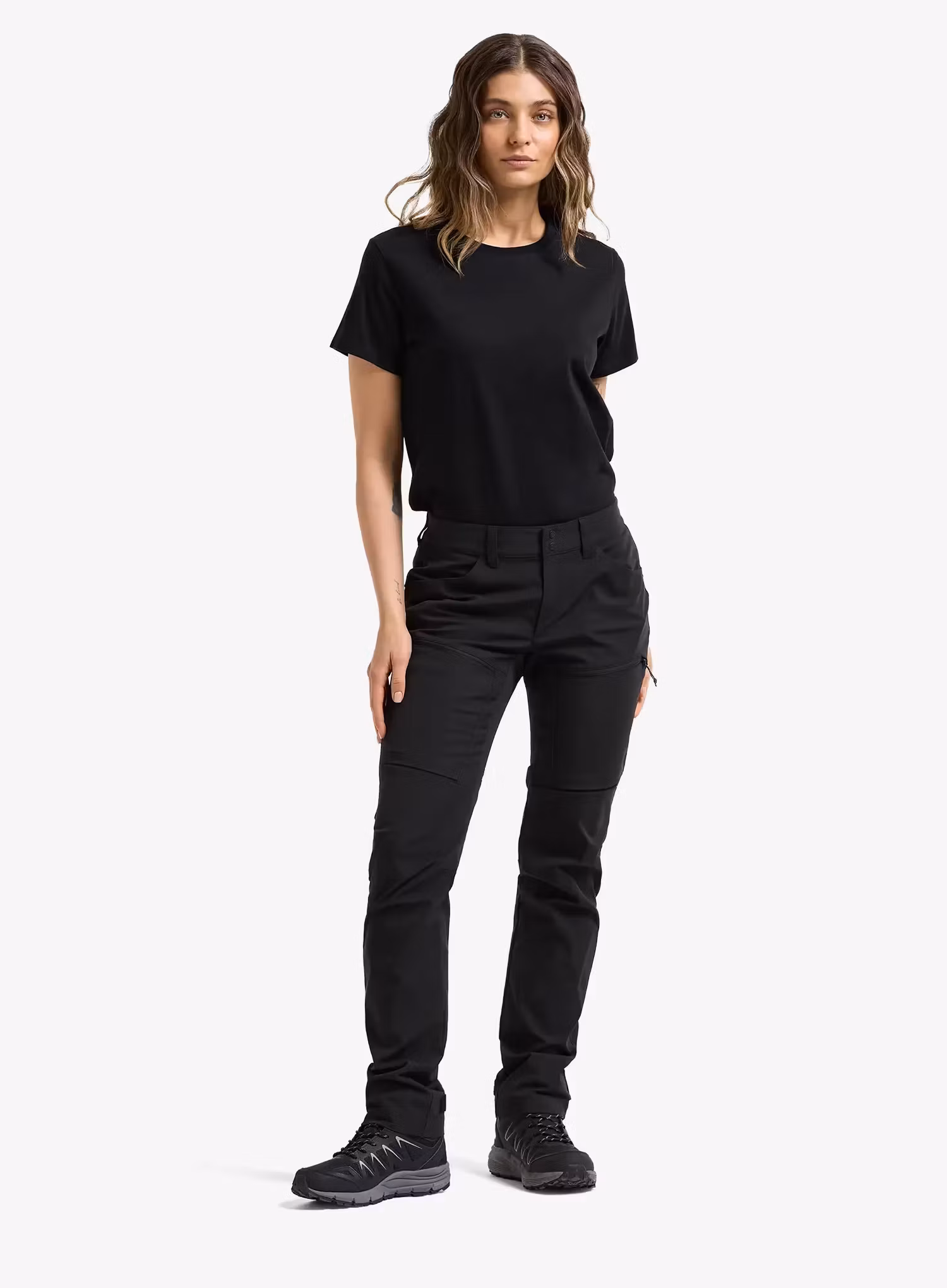 Spodnie turystyczne damskie Didriksons Tind Pants - black
