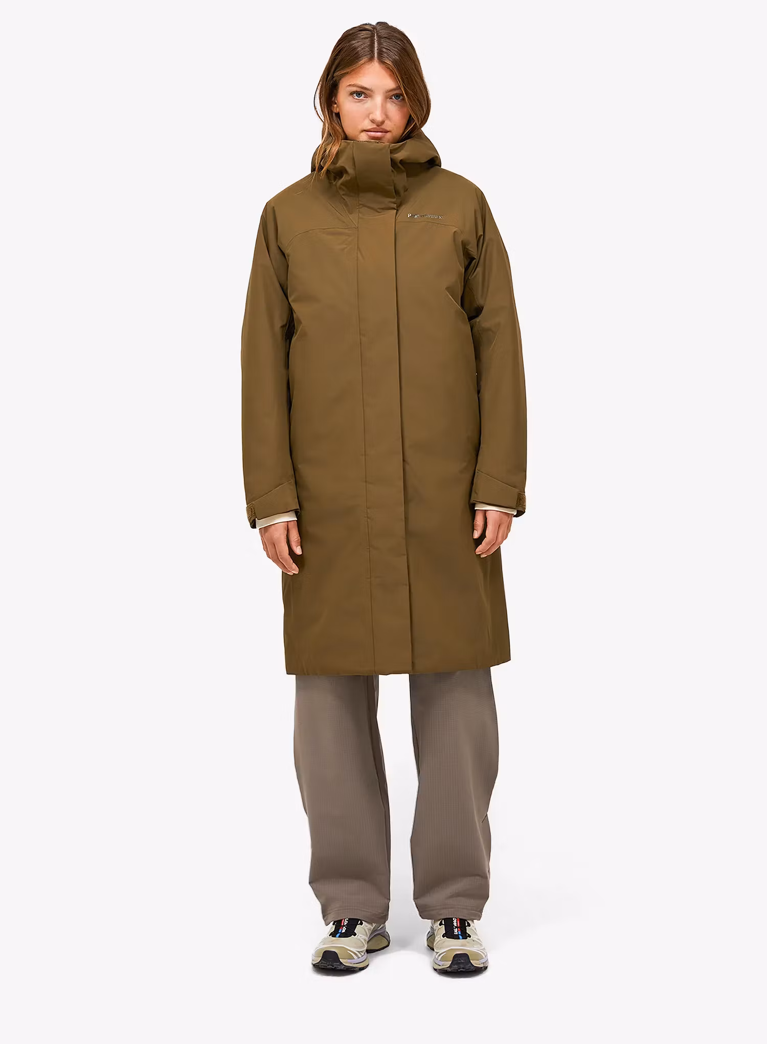 Kurtka damska Peak Performance Treeline Hipe 2L Insulated Shell Parka   - meadow moss