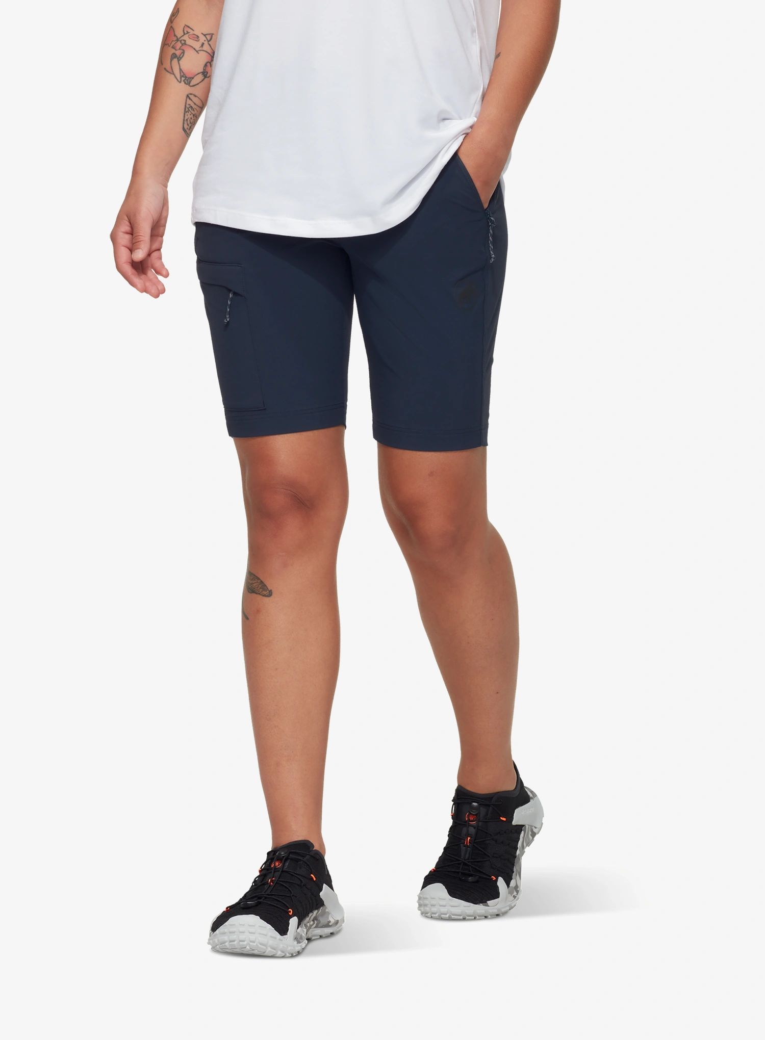 Outdoorové kraťasy Mammut Runbold IV Shorts - marine