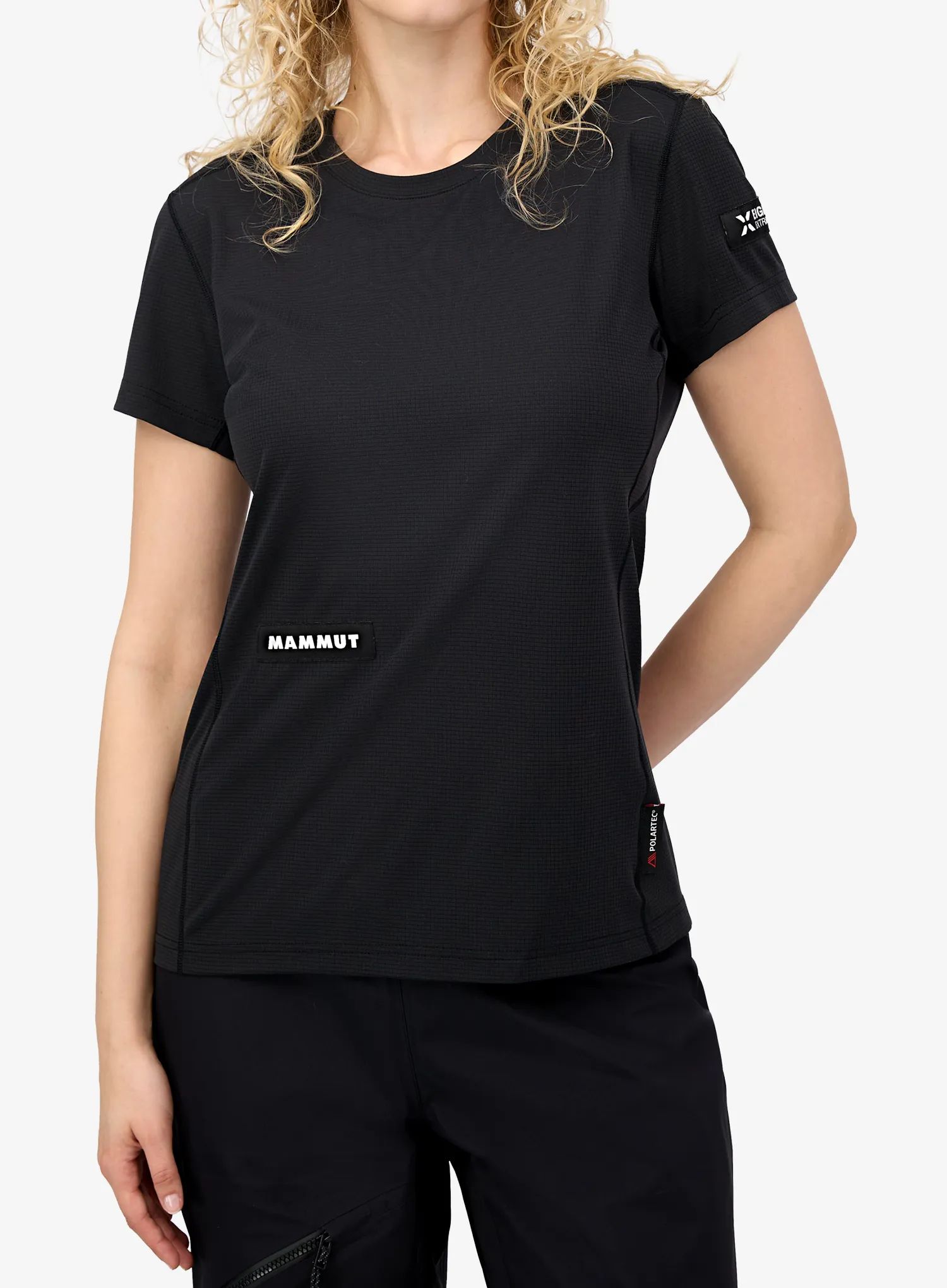 Dámské rychleschnoucí triko Mammut Eiger Nordwand FL T-Shirt - black