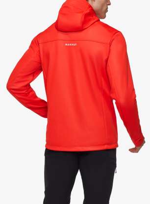 Kurtka Mammut Ultimate VIII SO Hooded Jacket - mammut red/black