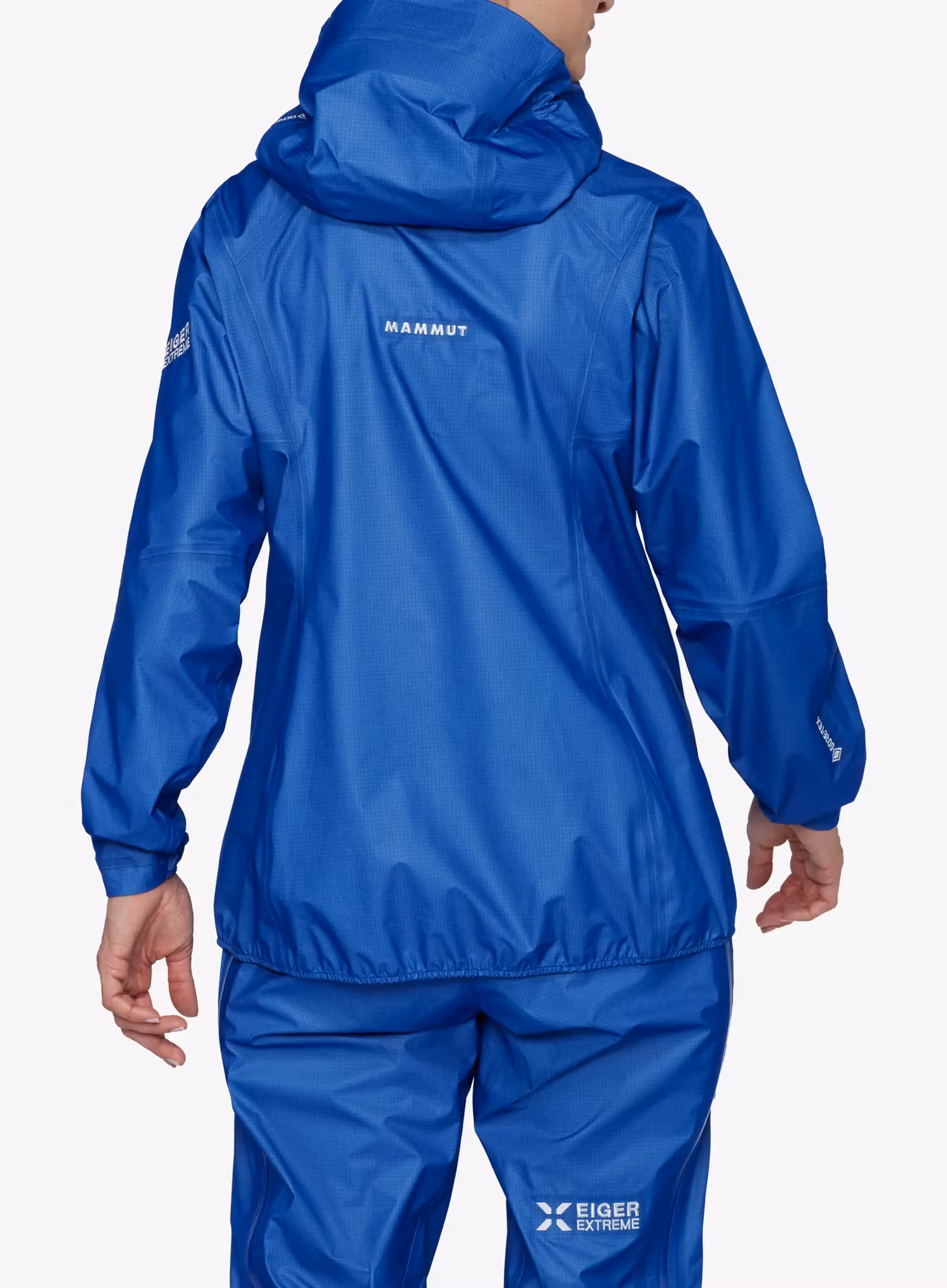 Kurtka GORE TEX damska Mammut Eiger Nordwand Light HS Hooded Jacket - eiger blue