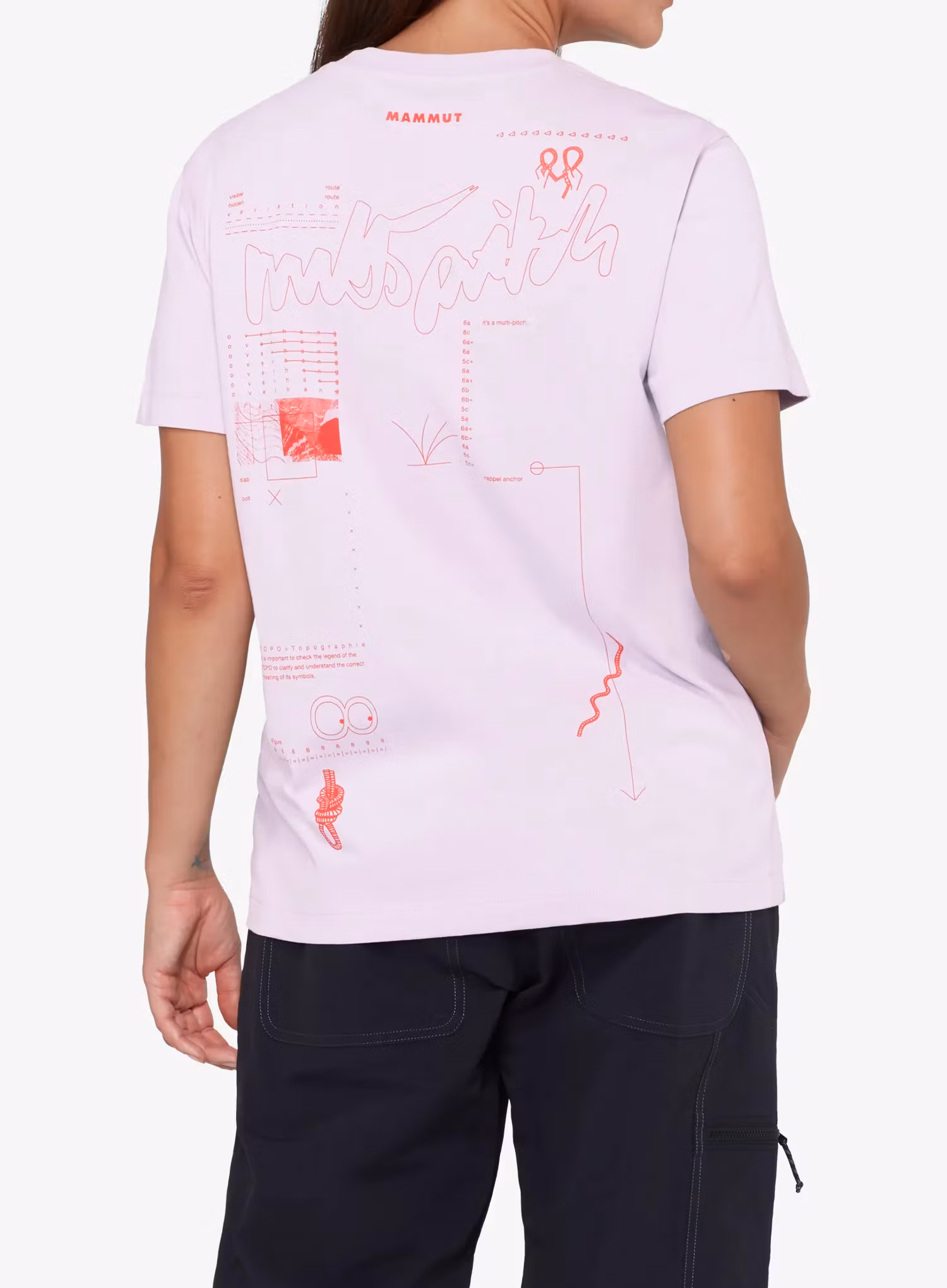 Koszulka wspinaczkowa damska Mammut Mammut Base T-Shirt Multi-Pitch - alpine calamint