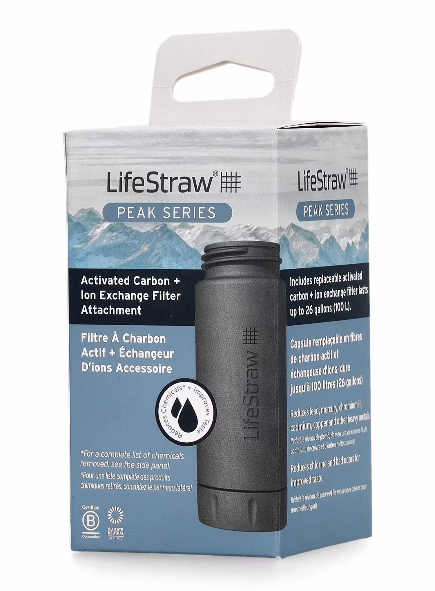 Filtr do wody Lifestraw Peak Series - Activated Carbon Filter Attachment