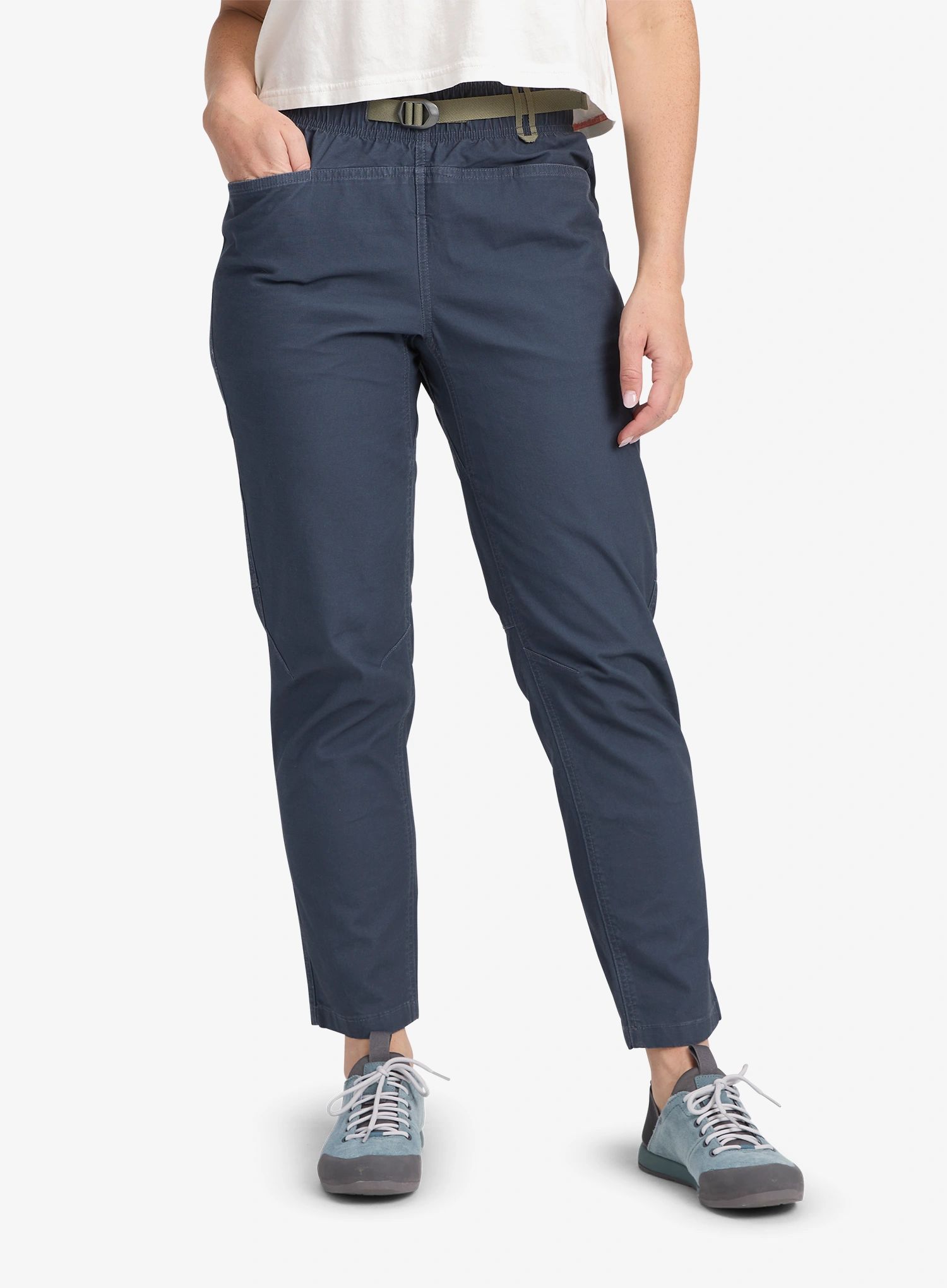 Lezecké kalhoty dámské Black Diamond Ethos Pants - charcoal