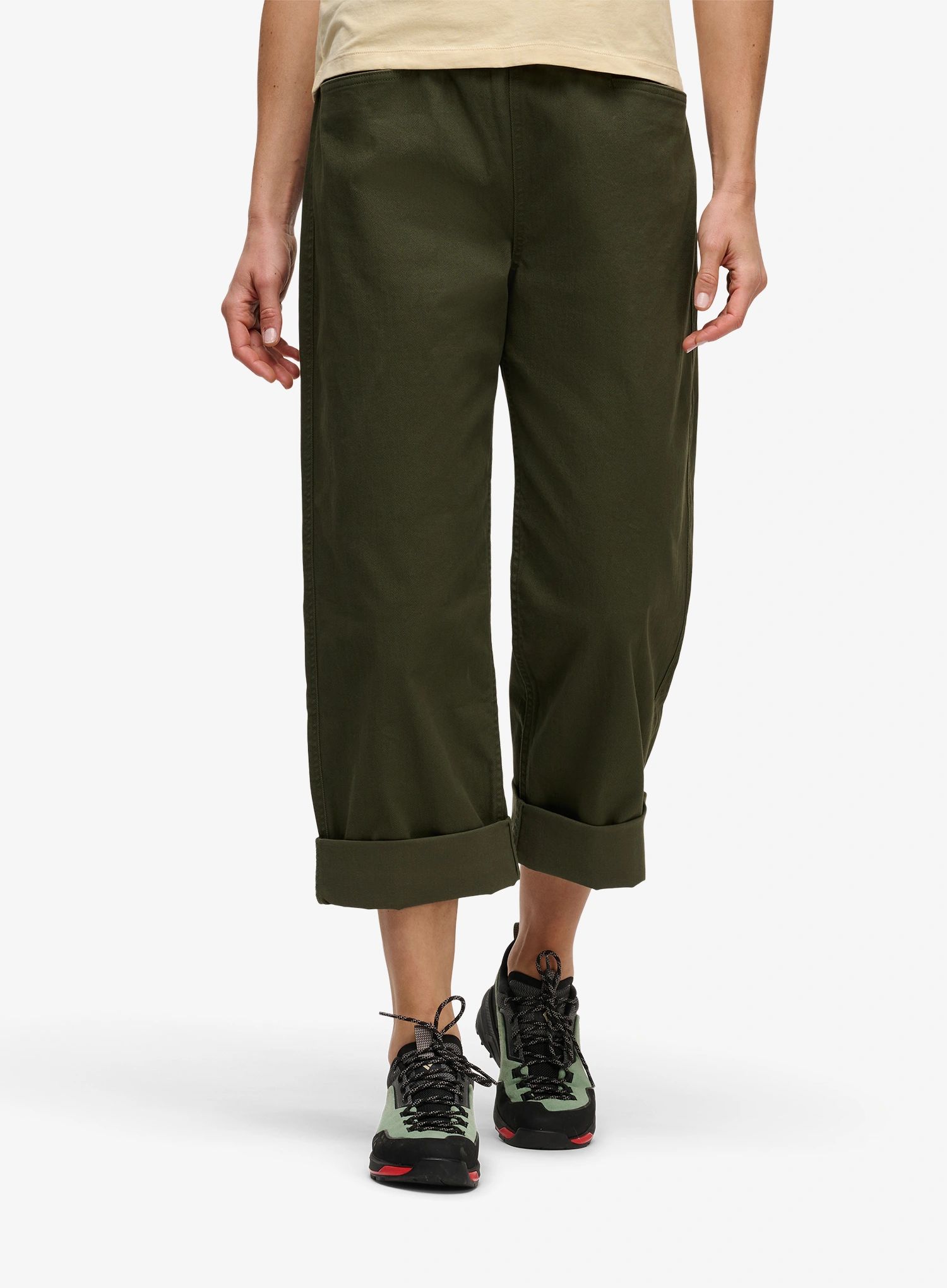 Lezecké kalhoty dámské Black Diamond Dirtbag Pants - dark moss