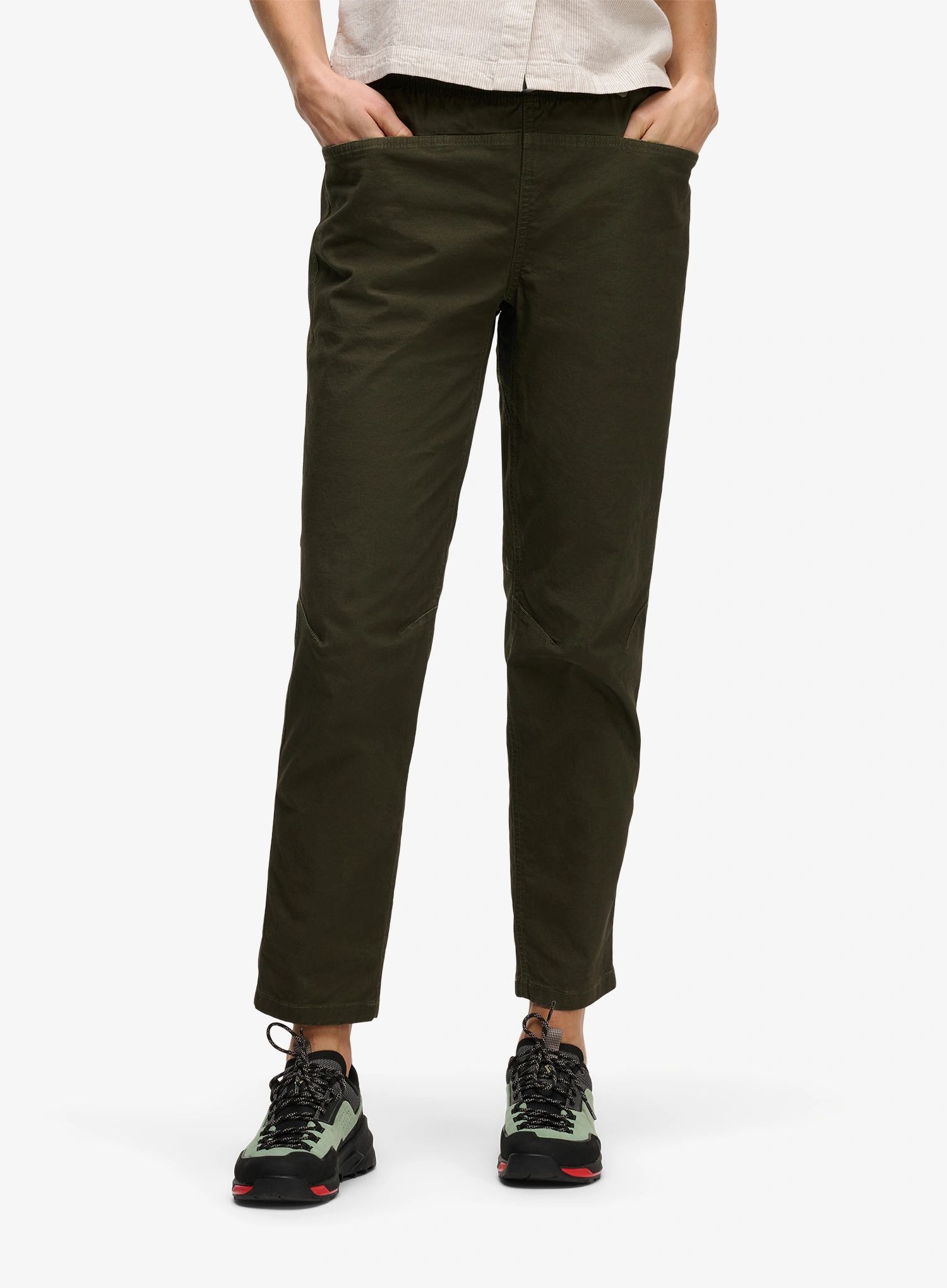Lezecké kalhoty dámské Black Diamond Ethos Pants - dark moss
