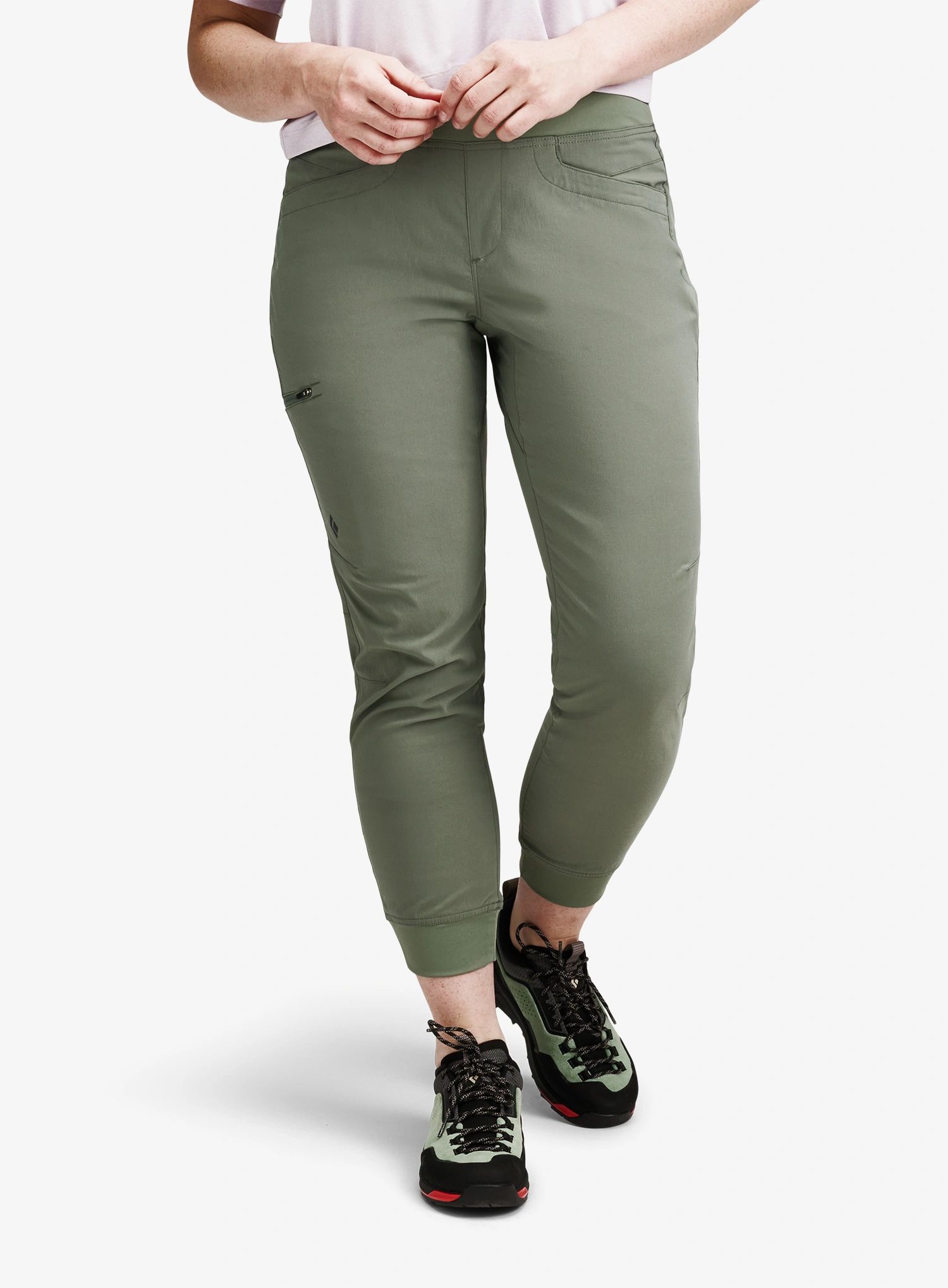 Lezecké kalhoty dámské Black Diamond Technician Jogger Pants - laurel green