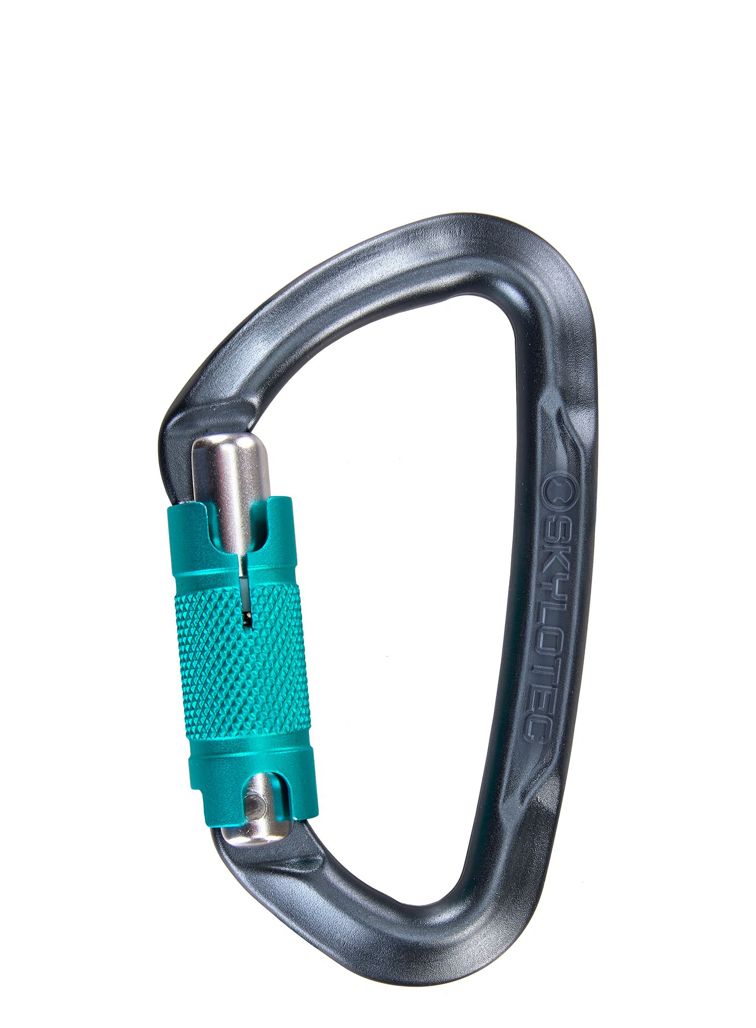 Horolezecká karabina SKYLOTEC Lime WG - anthracite/aquamarine