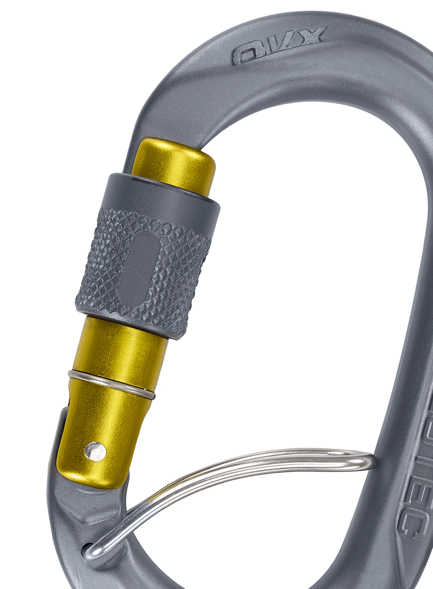 Karabinek wspinaczkowy SKYLOTEC Ovx SGL - anthracite/mustard