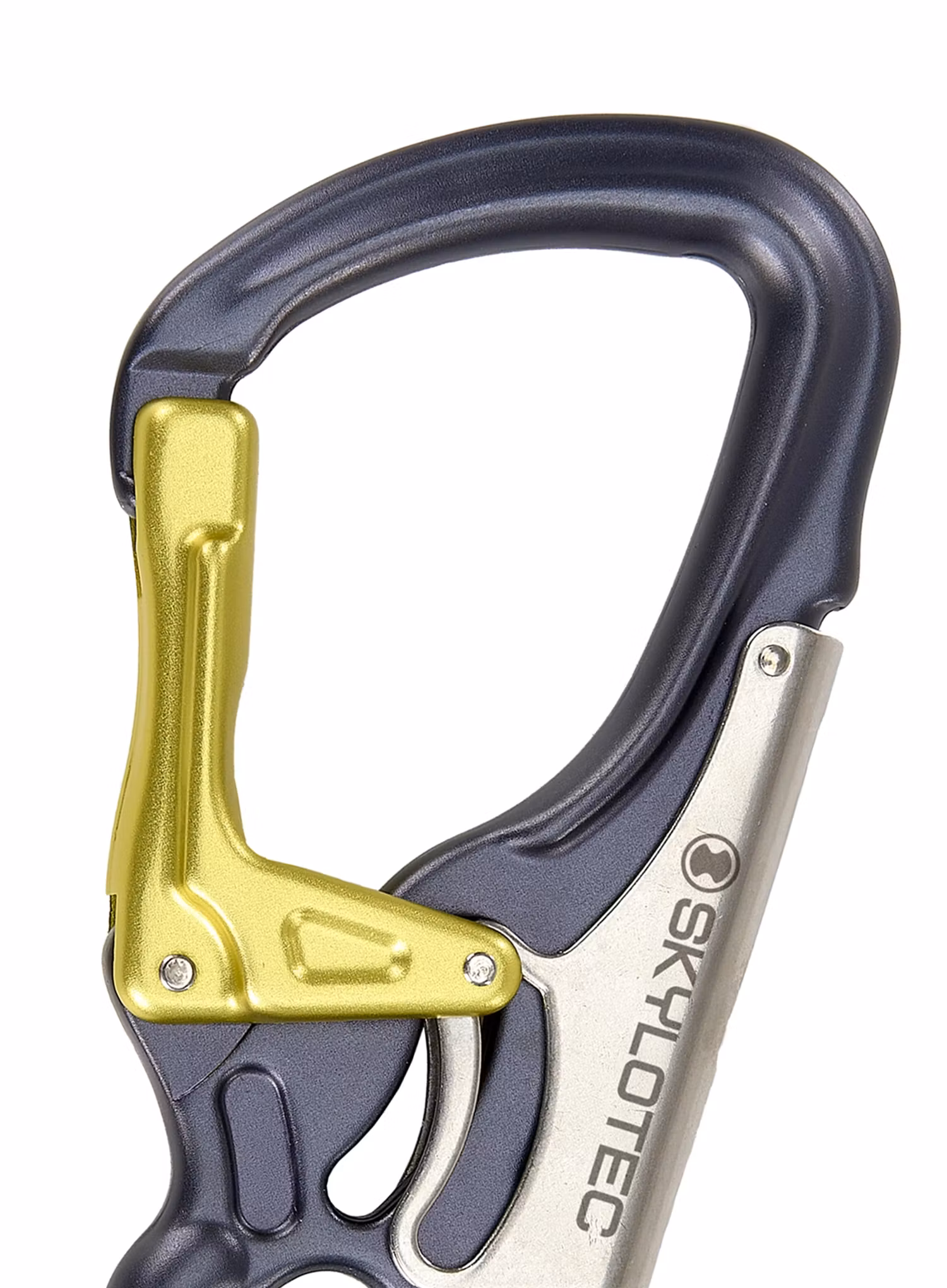 Karabinek via ferrata SKYLOTEC K-Advance - anthracite/mustard
