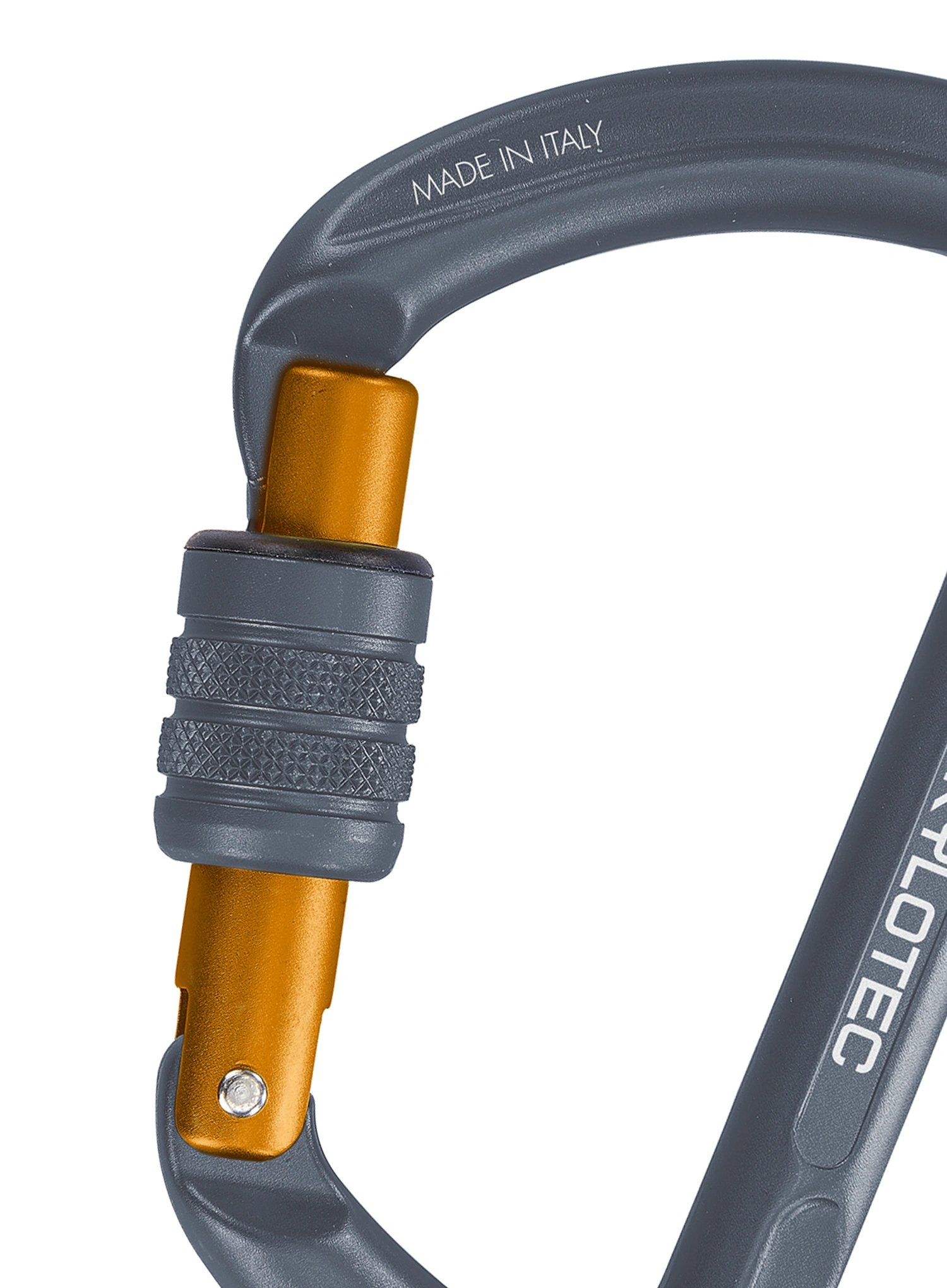 Karabinek via ferrata SKYLOTEC K-Classic - anthracite/mustard