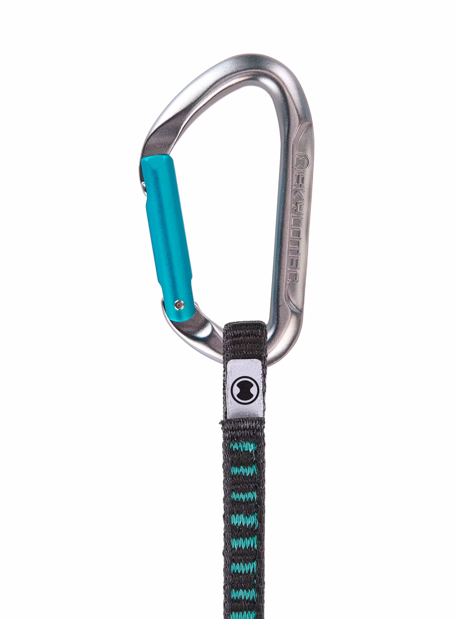 Ekspres wspinaczkowy SKYLOTEC Salto UL 12 cm - titanium/aquamarine