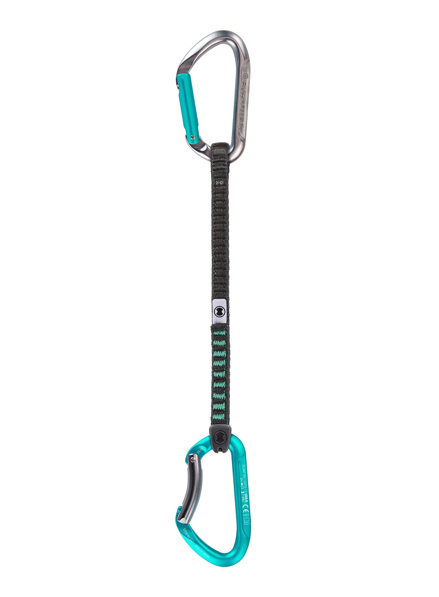 Expreska SKYLOTEC Salto UL 22 cm - titanium/aquamarine
