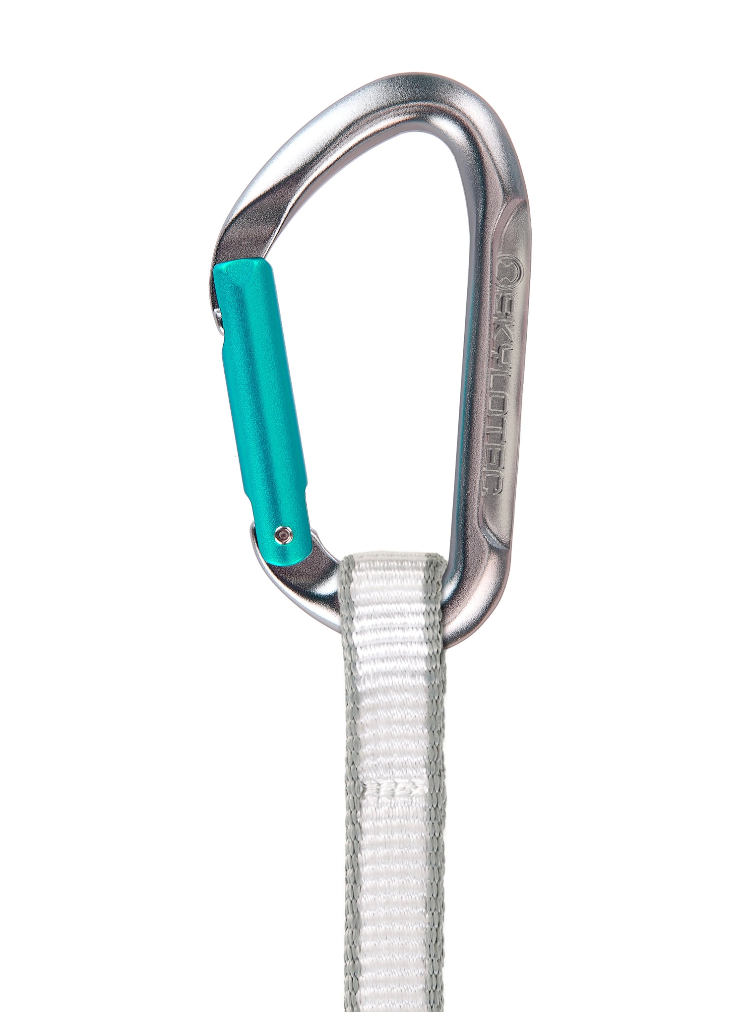 Ekspres wspinaczkowy SKYLOTEC Salto NY 22 cm - titanium/aquamarine
