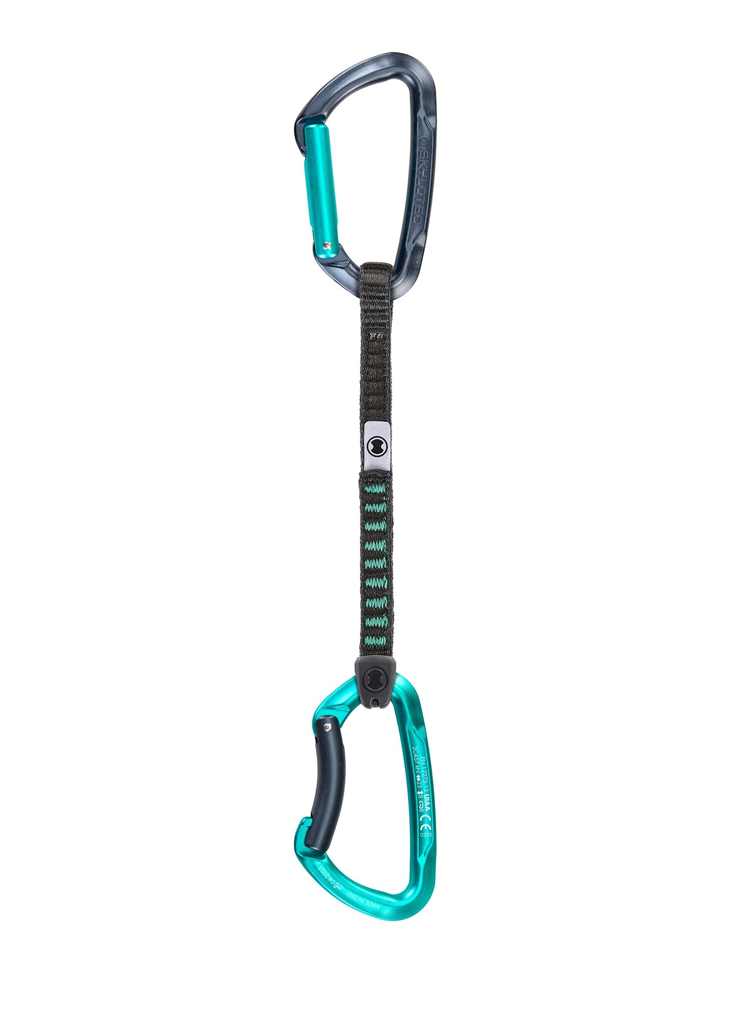 Expreska SKYLOTEC Lime Set UL 17 cm - anthracite/aquamarine