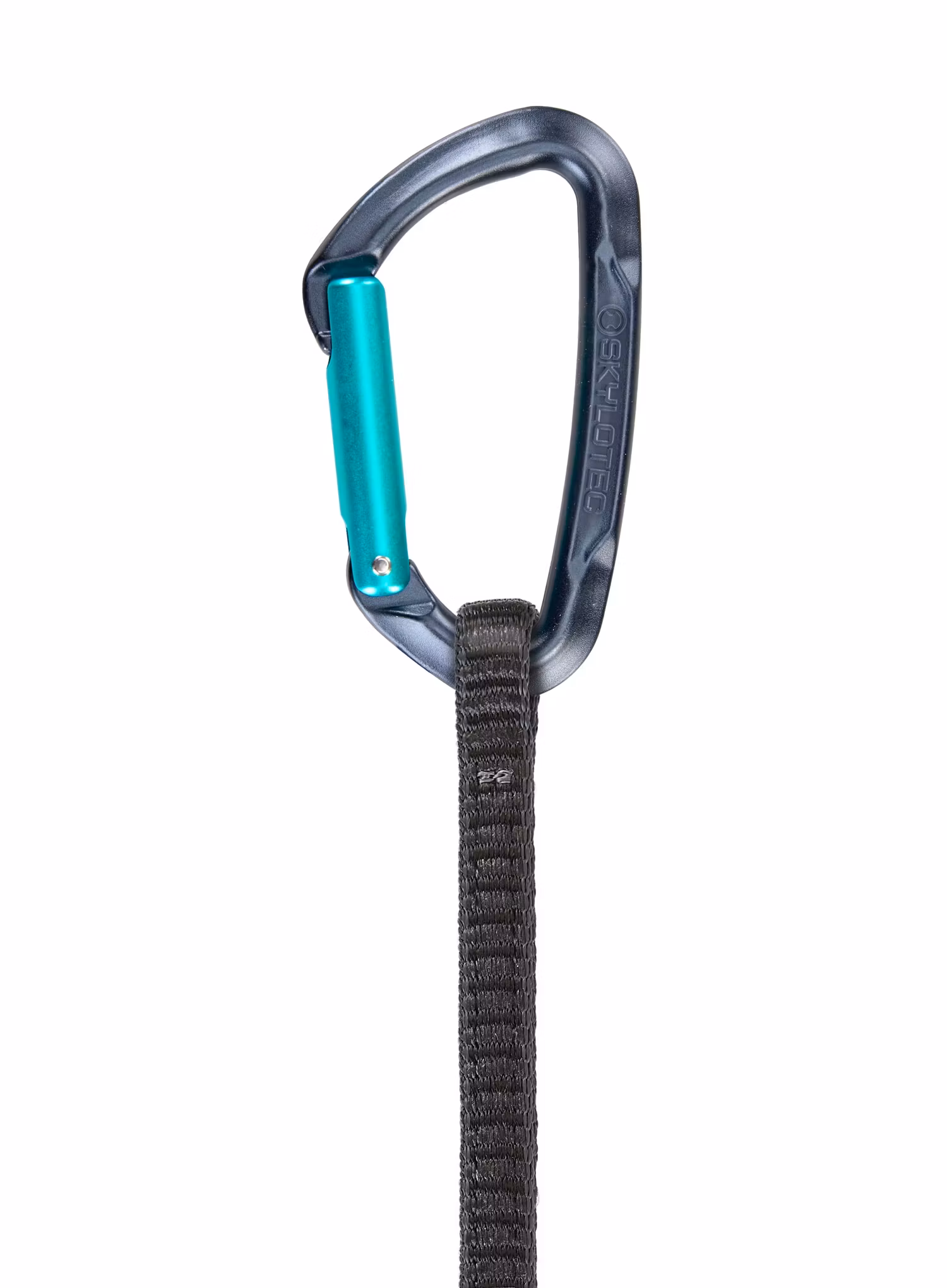 Ekspres wspinaczkowy SKYLOTEC Lime Set UL 22 cm - anthracite/aquamarine