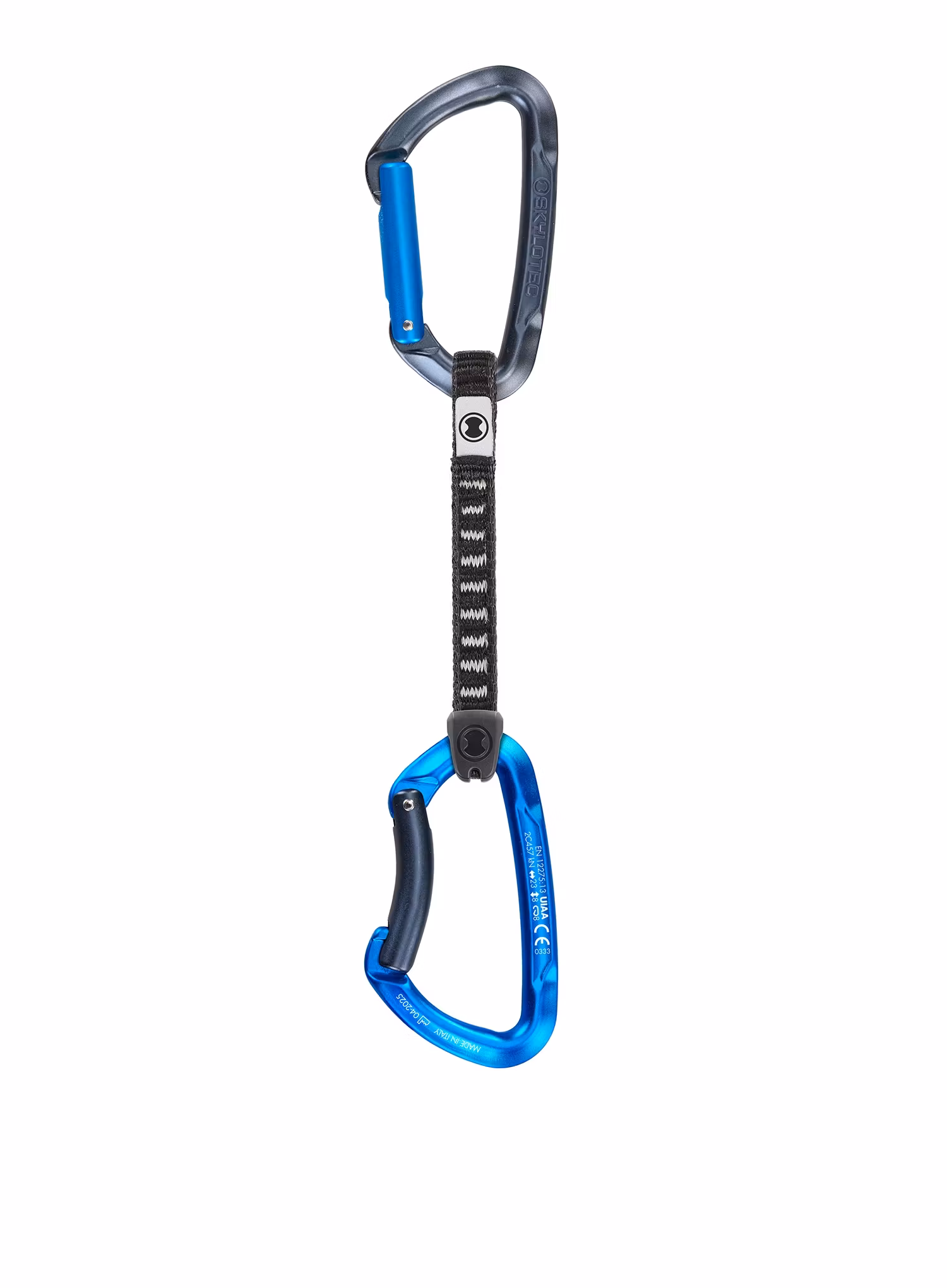 Ekspresy wspinaczkowe SKYLOTEC Lime Set UL - 6 Pack 12 cm - anthracite/electricblue
