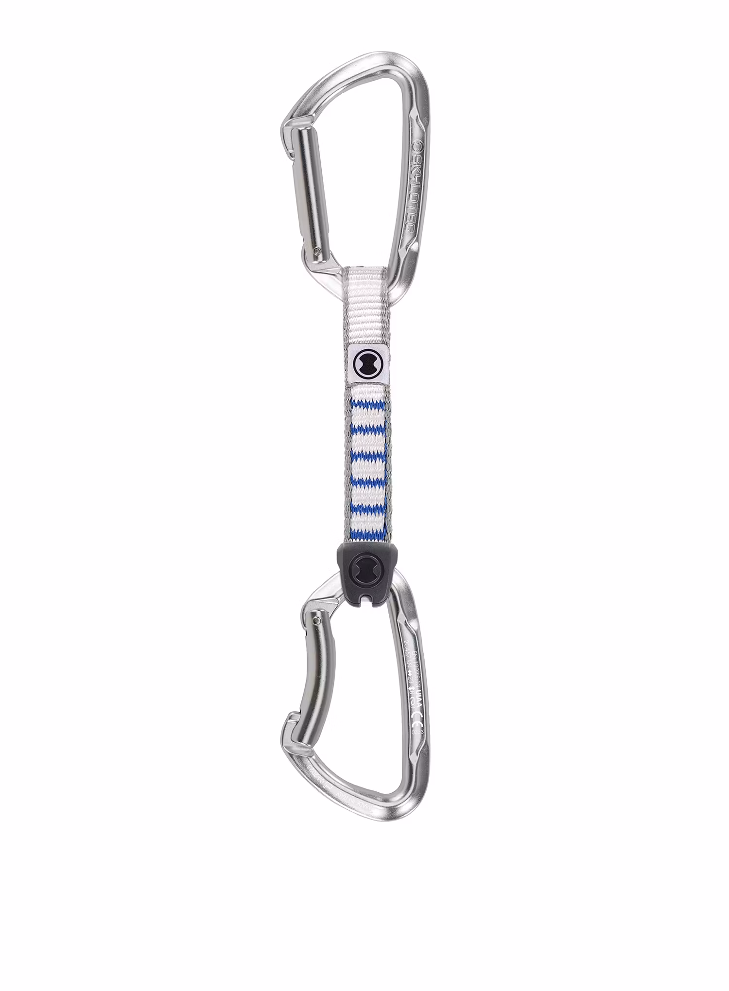 Ekspresy wspinaczkowe SKYLOTEC Lime Set NY - 6 Pack 12 cm - silver