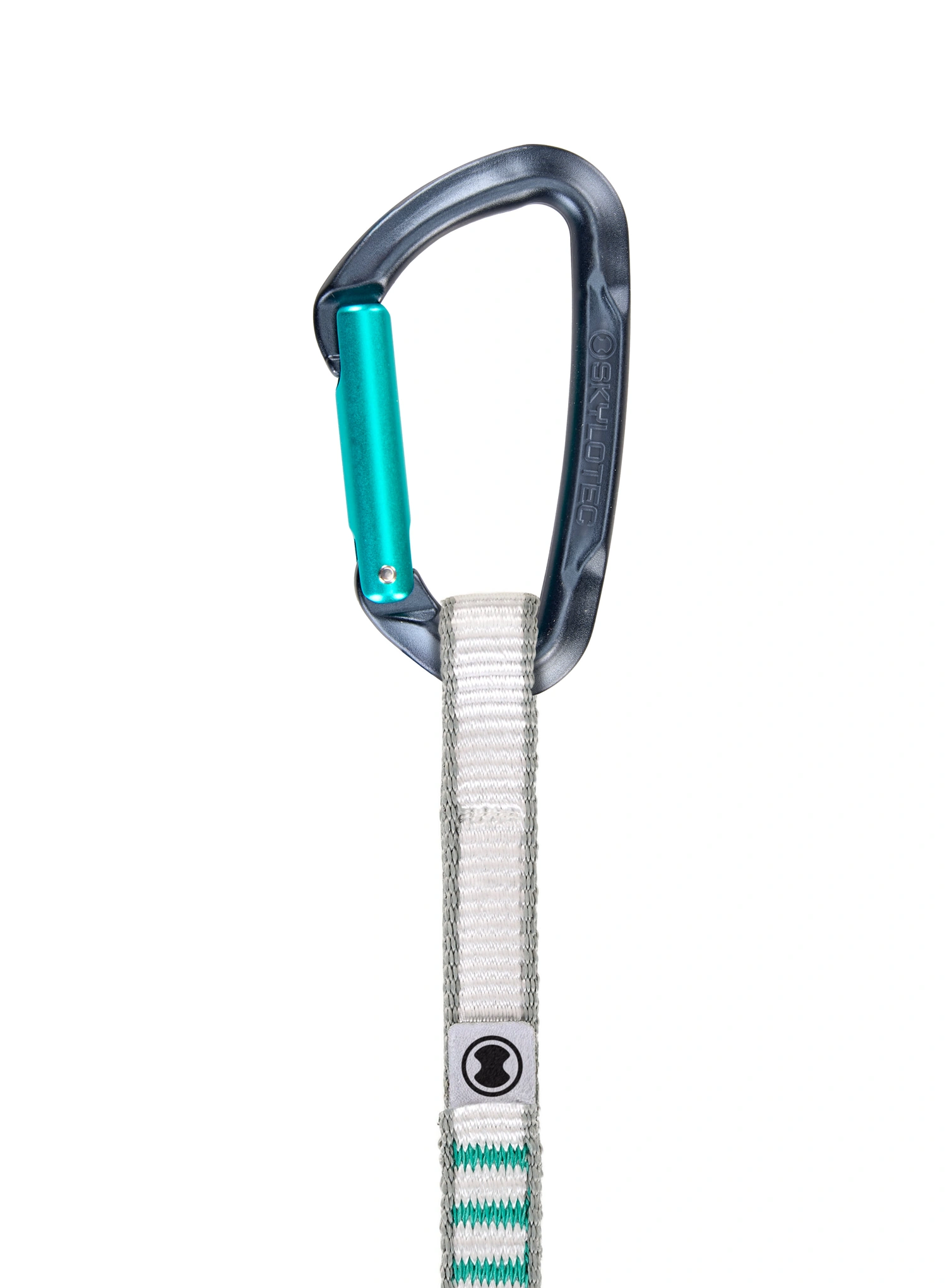 Ekspres wspinaczkowy SKYLOTEC Lime Set NY 17 cm - anthracite/aquamarine