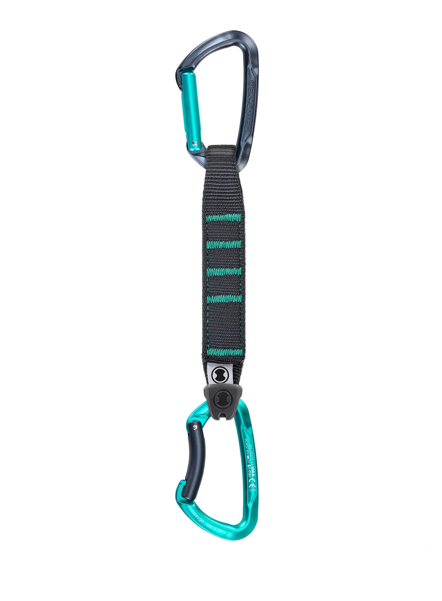 Expreska SKYLOTEC Lime Set NY Pro 17 cm - anthracite/aquamarine
