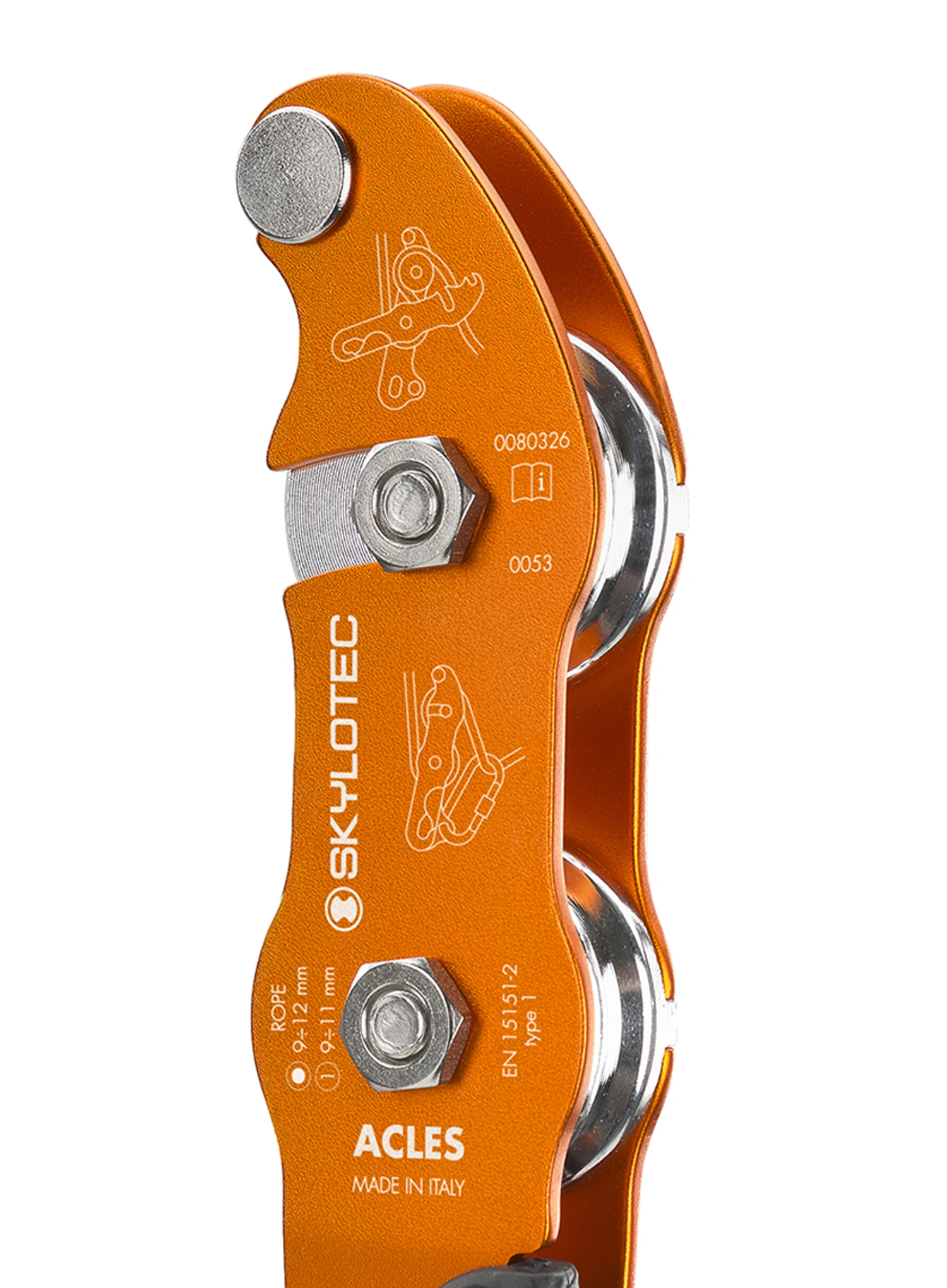 Przyrząd zjazdowy SKYLOTEC Acles DX - orange