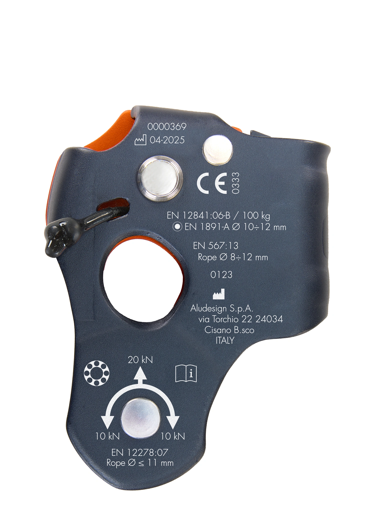 Przyrząd zaciskowy SKYLOTEC Cric - anthracite/orange