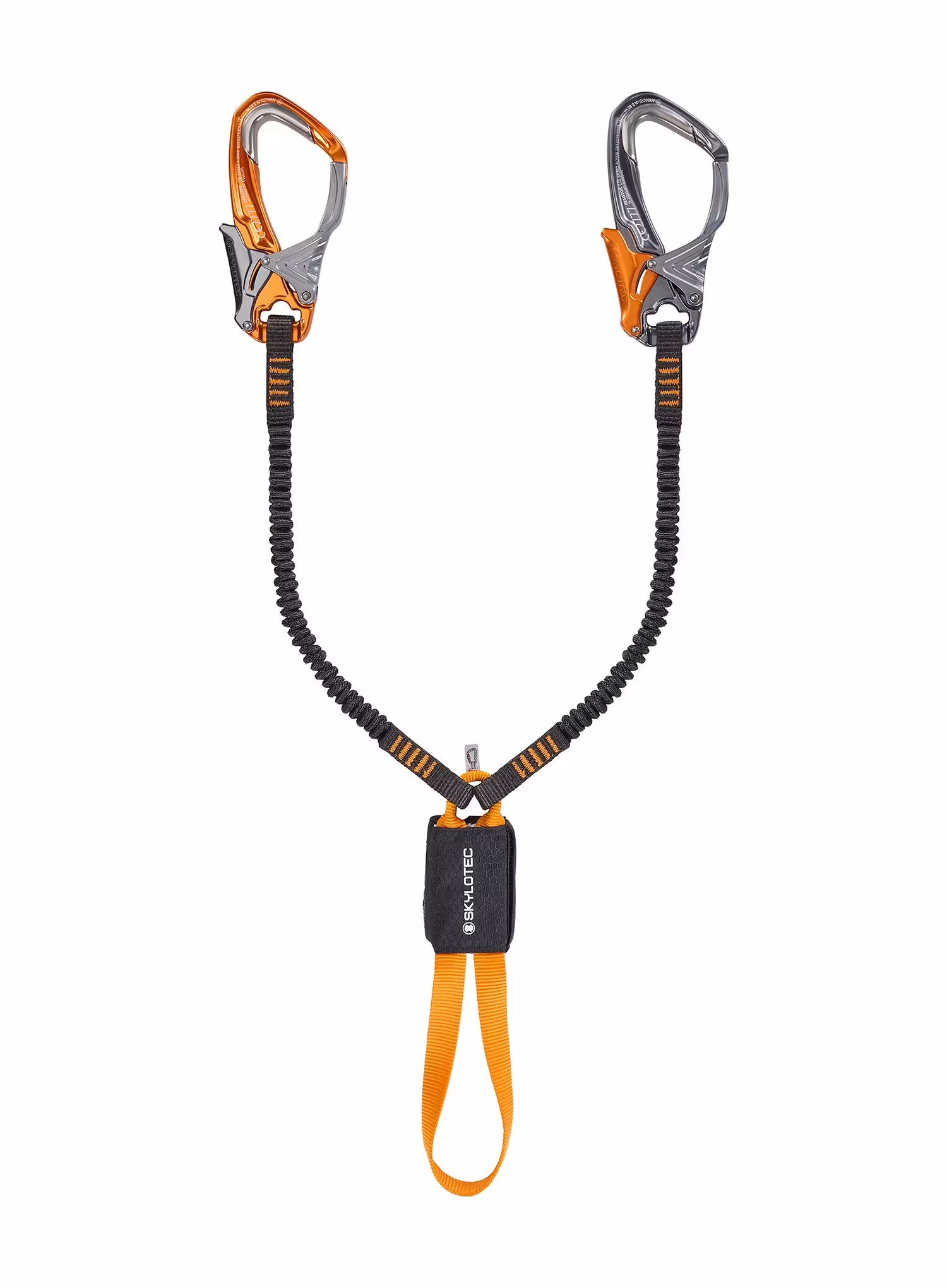 Lonża via ferrata SKYLOTEC Santner - black/orange