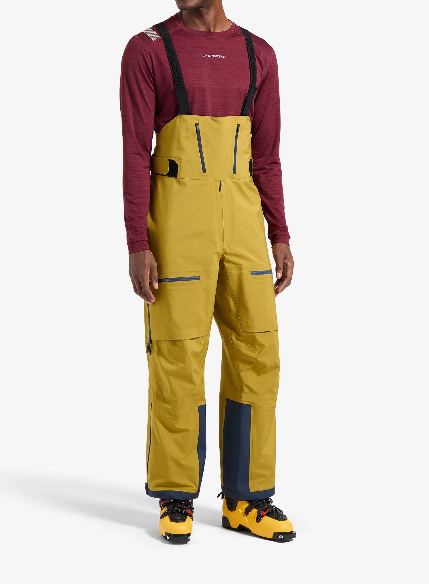 Lyžařské kalhoty La Sportiva Sender GTX Performance Bib Pants - savana/savana