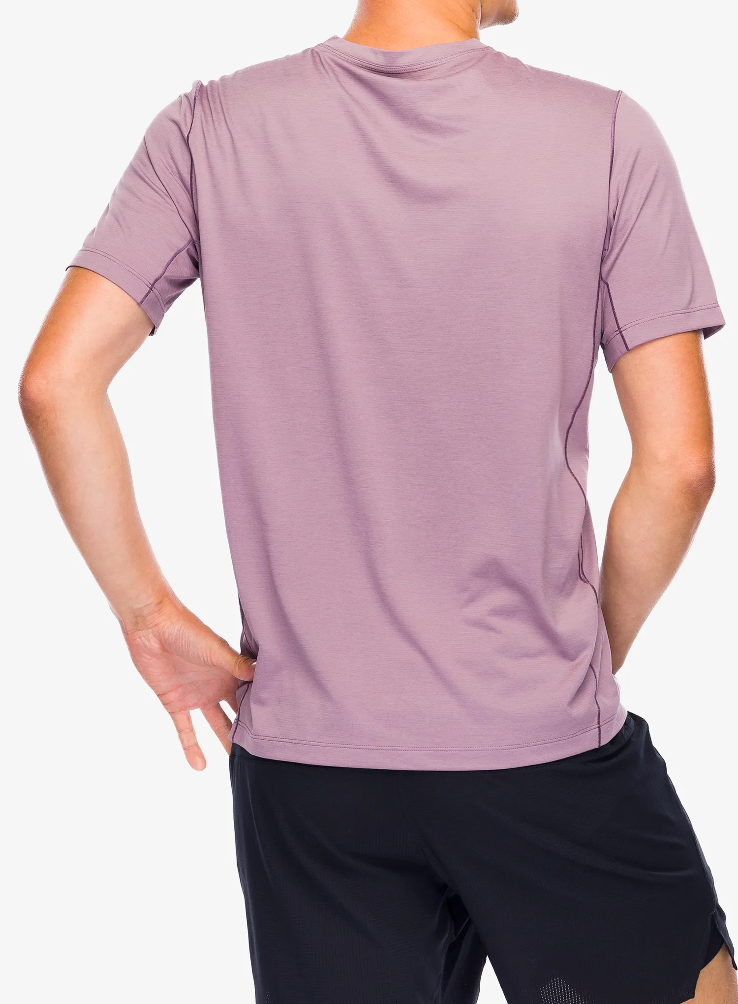 Koszulka do biegania Arcteryx Cormac Crew SS - interstellar heather