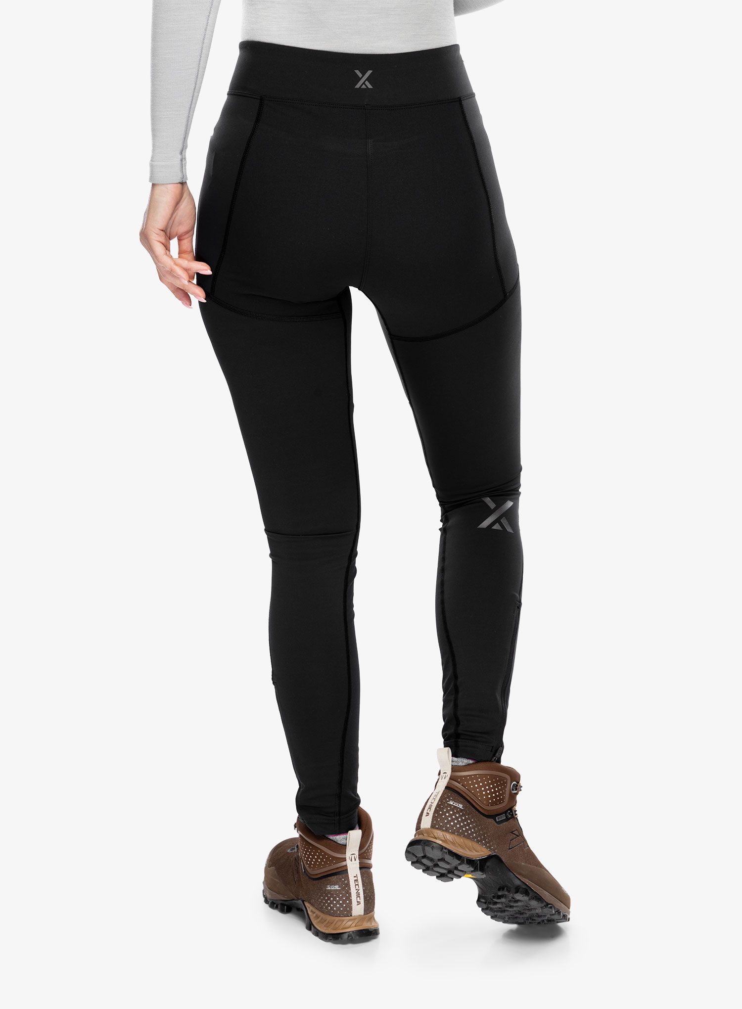 Spodnie softshell damskie Berghaus MTN Guide Alpine Legging - black/black