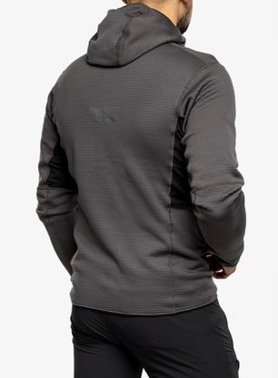 Bluza polarowa męska Berghaus MTN Guide MW Hoody - grey pinstripe/jet black